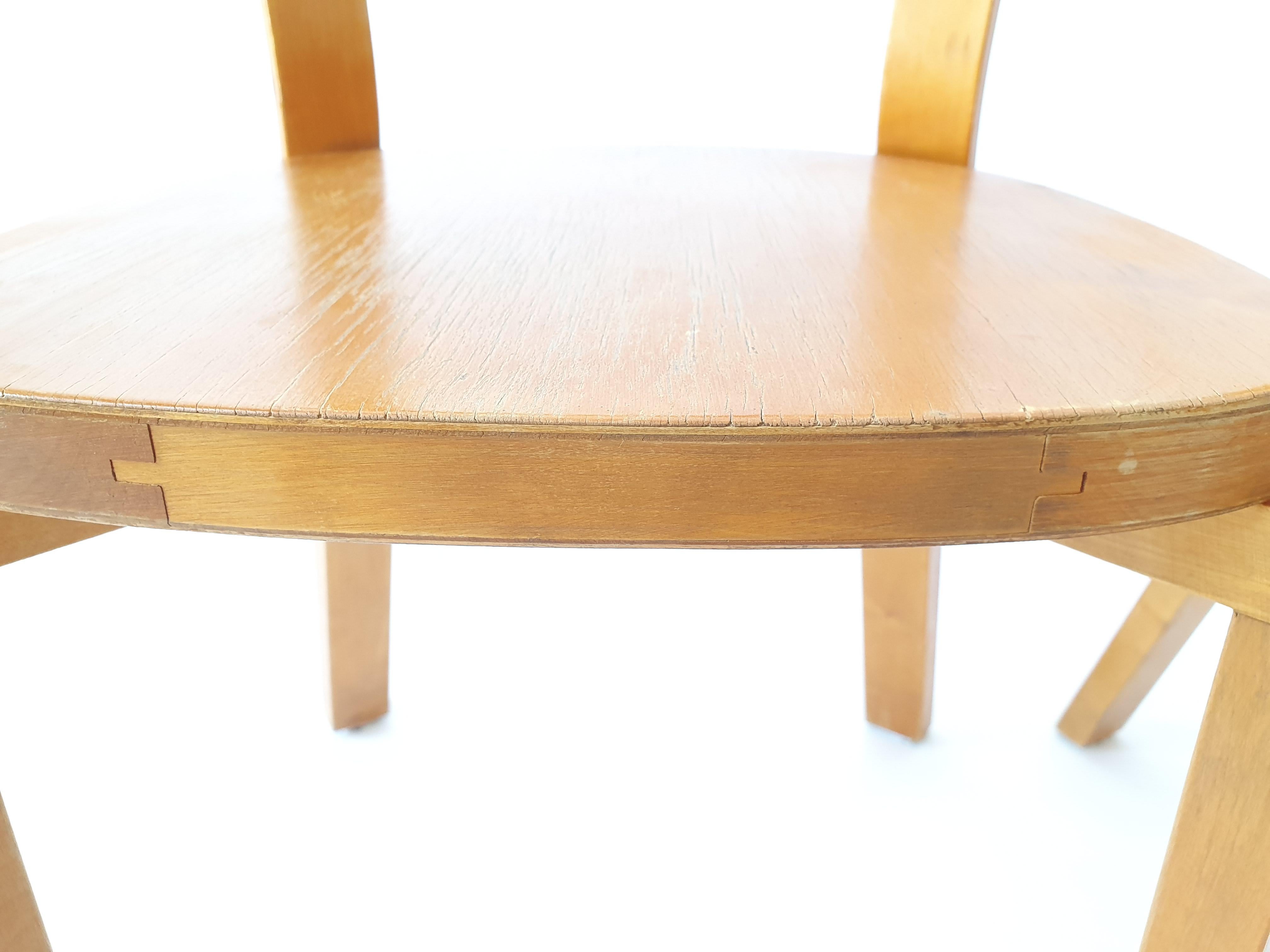 Finnish Alvar Aalto chairs 1940s by Artek model 69