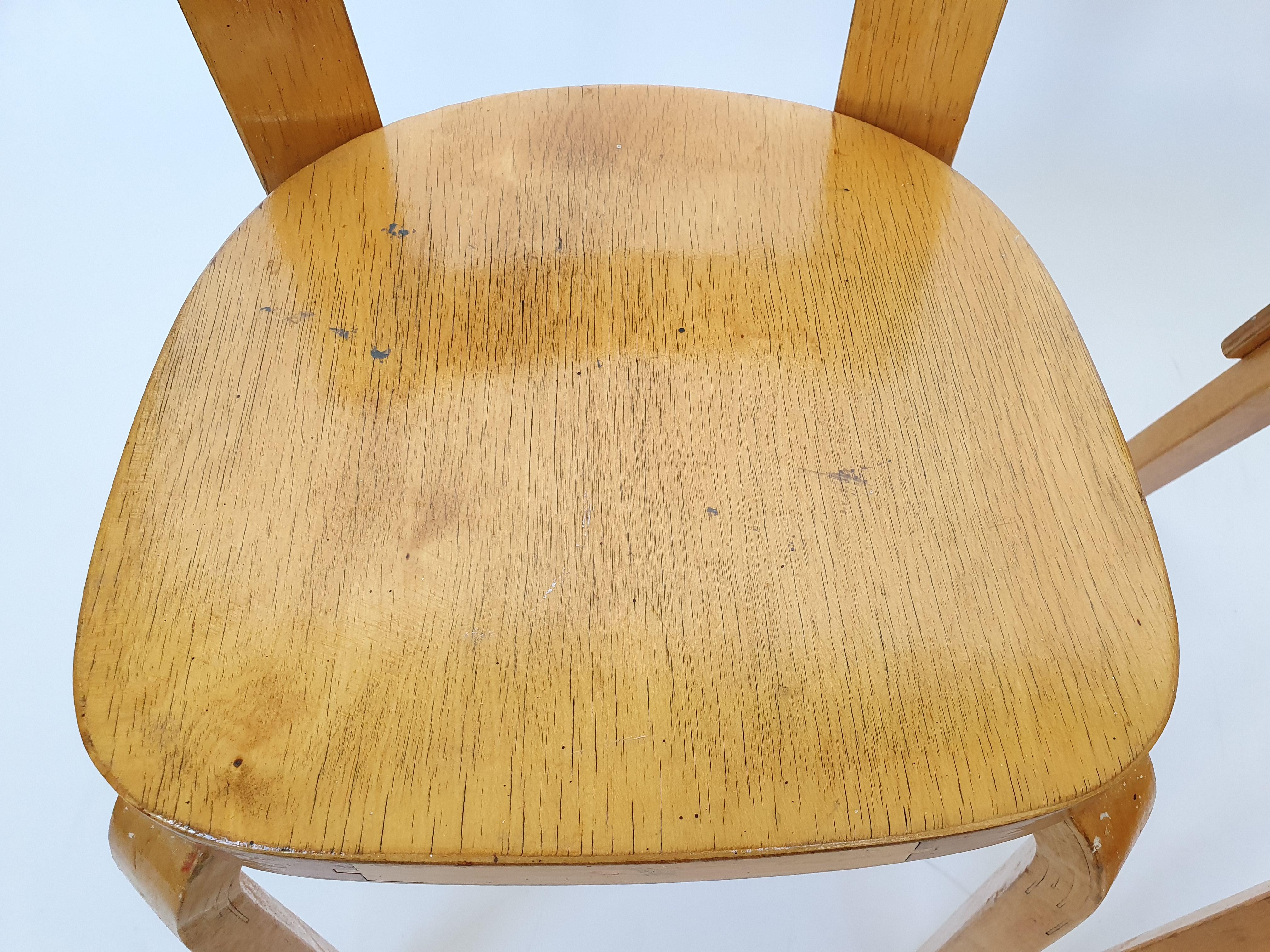 Sedie Alvar Aalto Artek A65 anni '50 in vendita 3