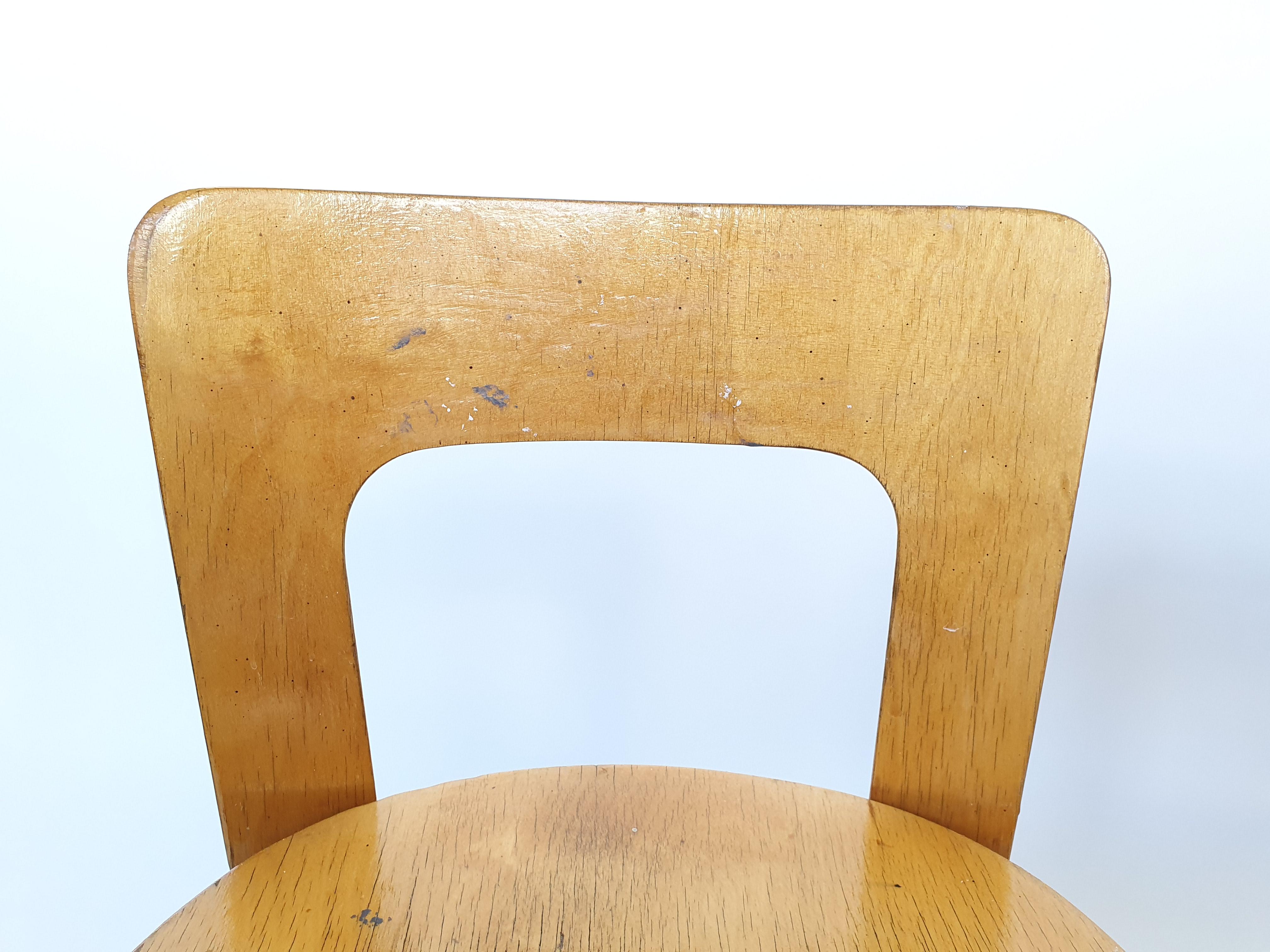 Sedie Alvar Aalto Artek A65 anni '50 in vendita 2
