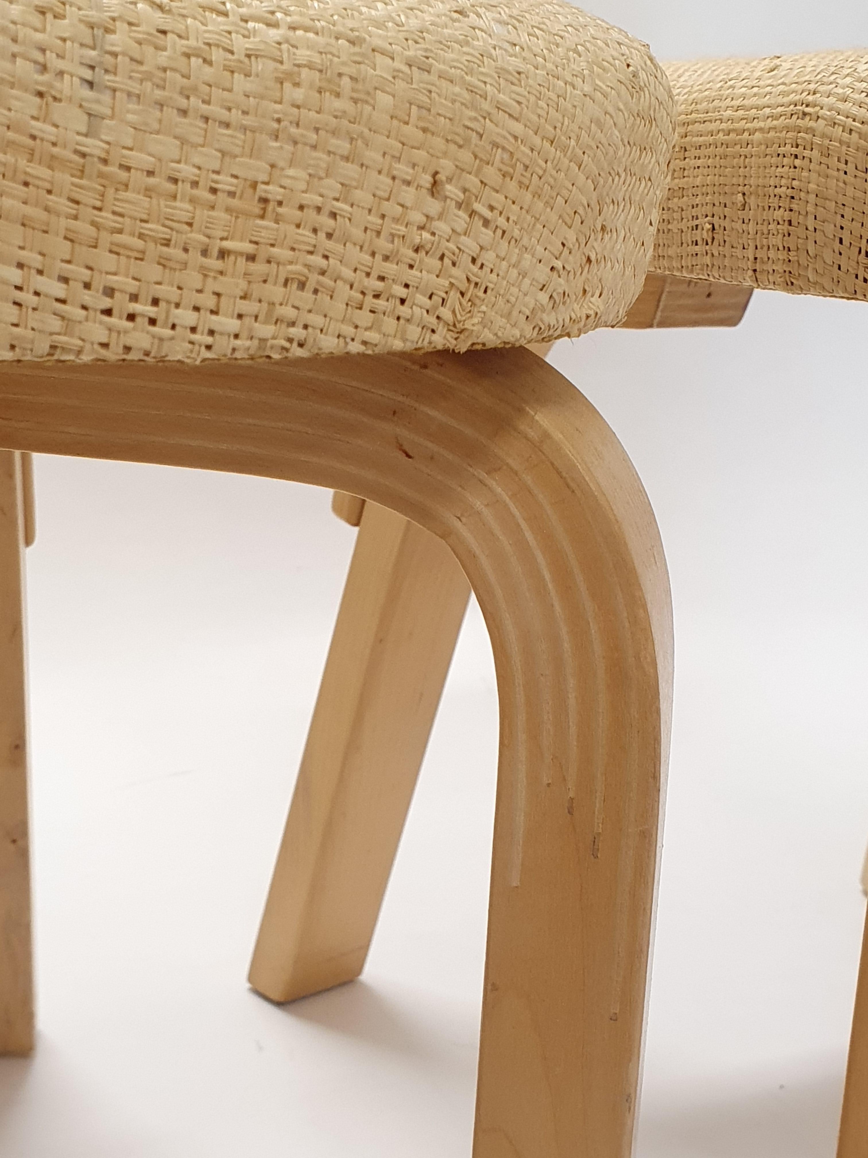 Alvar Aalto chairs model 62 by Artek 2 pcs 12