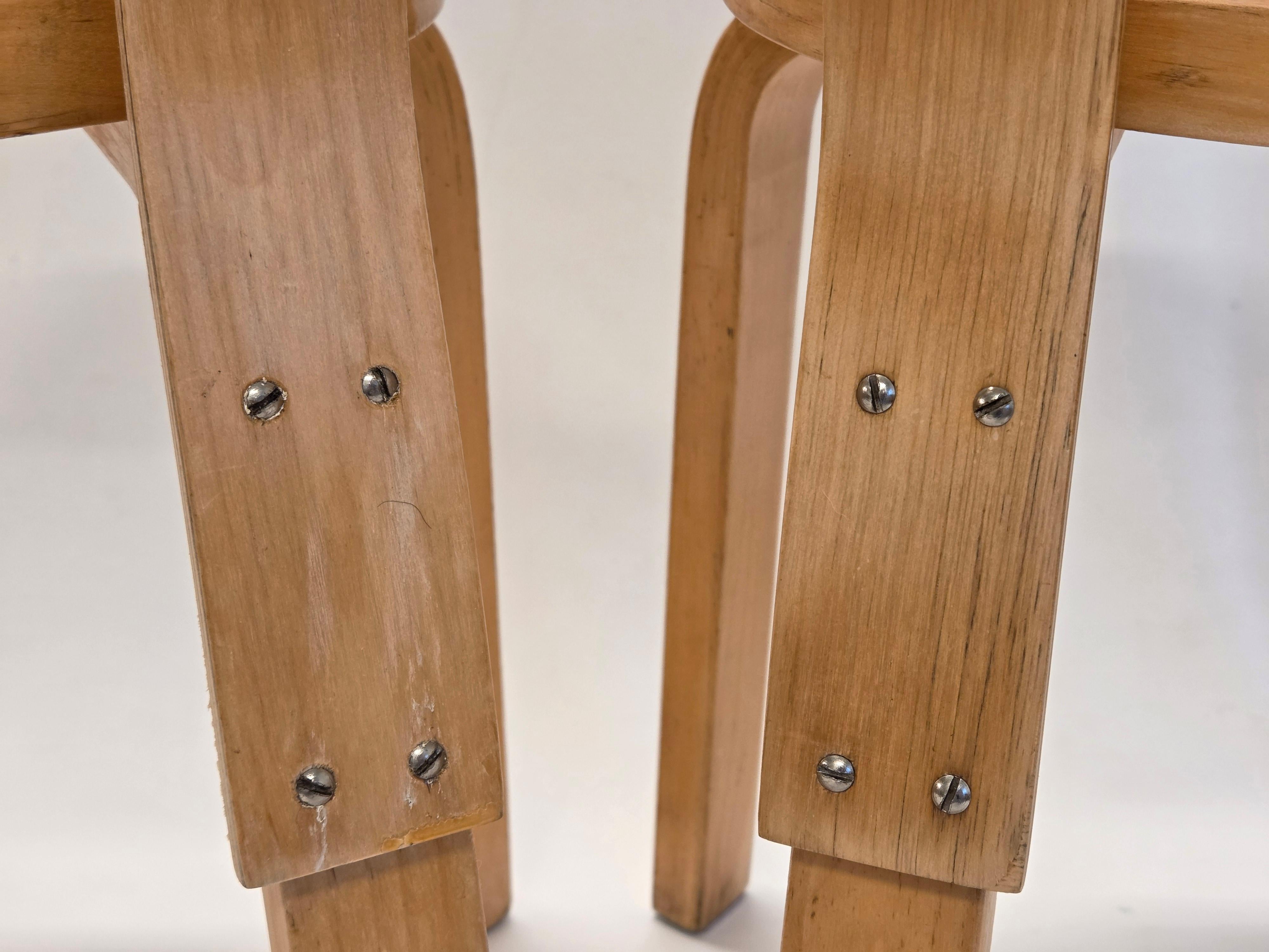 Chaises Alvar Aalto+Aalto modèle 65 par Artek années 1960 en vente 8