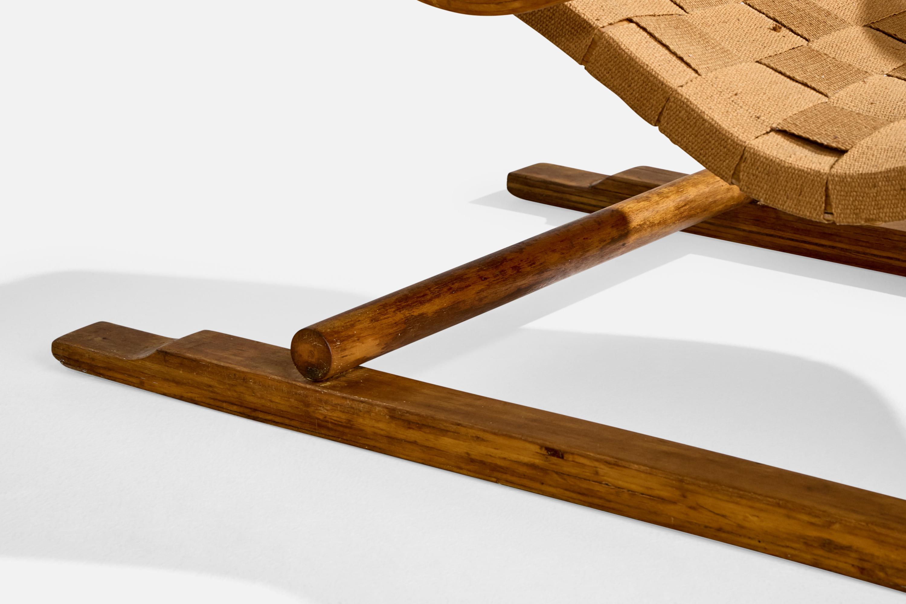 Alvar Aalto, chaise longue, bouleau, tissu, Finlande, 1947 en vente 6