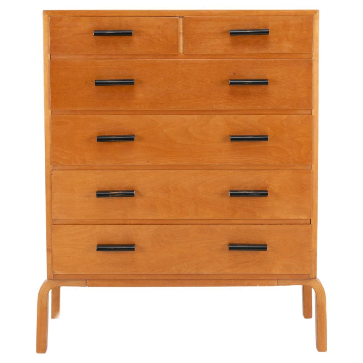 Alvar Aalto - Kommode aus Birke Finmar Label um 1935
