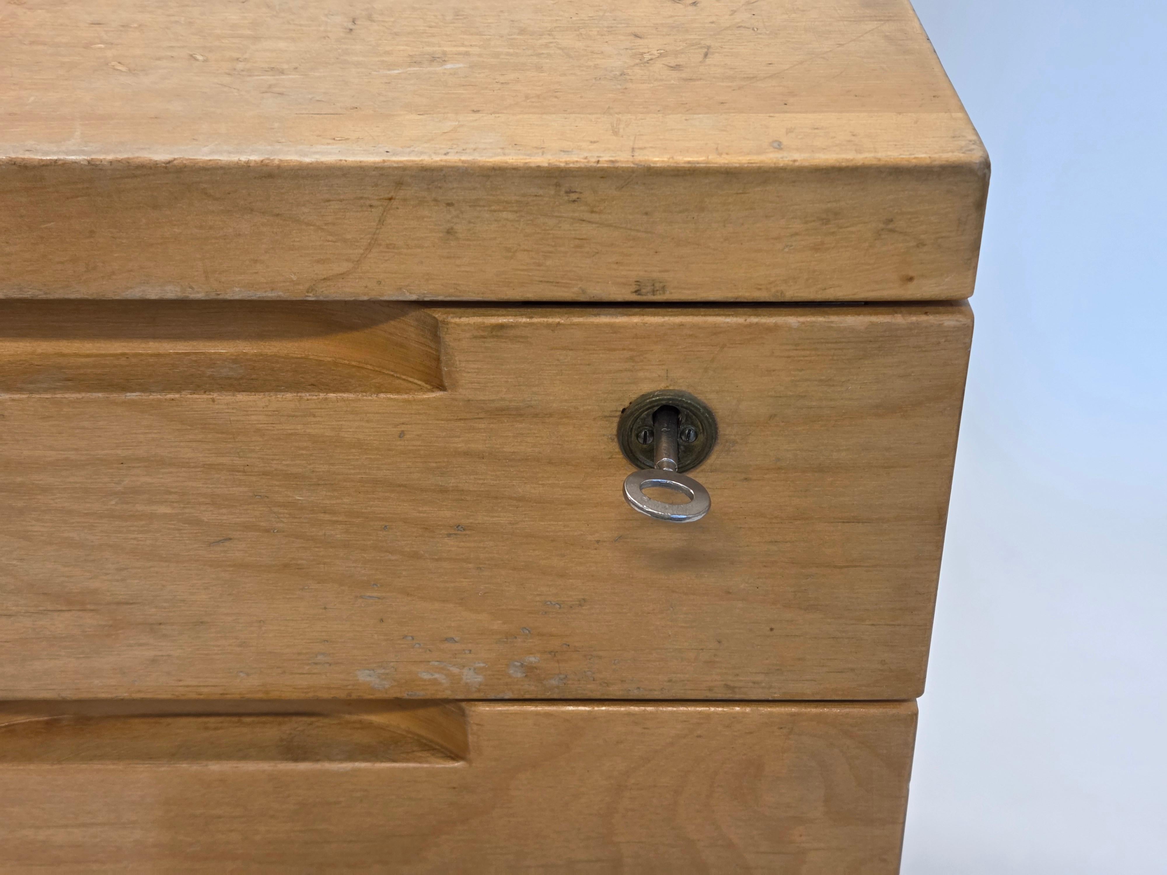Birch Alvar Aalto Chest of Drawers Model 297 by Artek For Sale