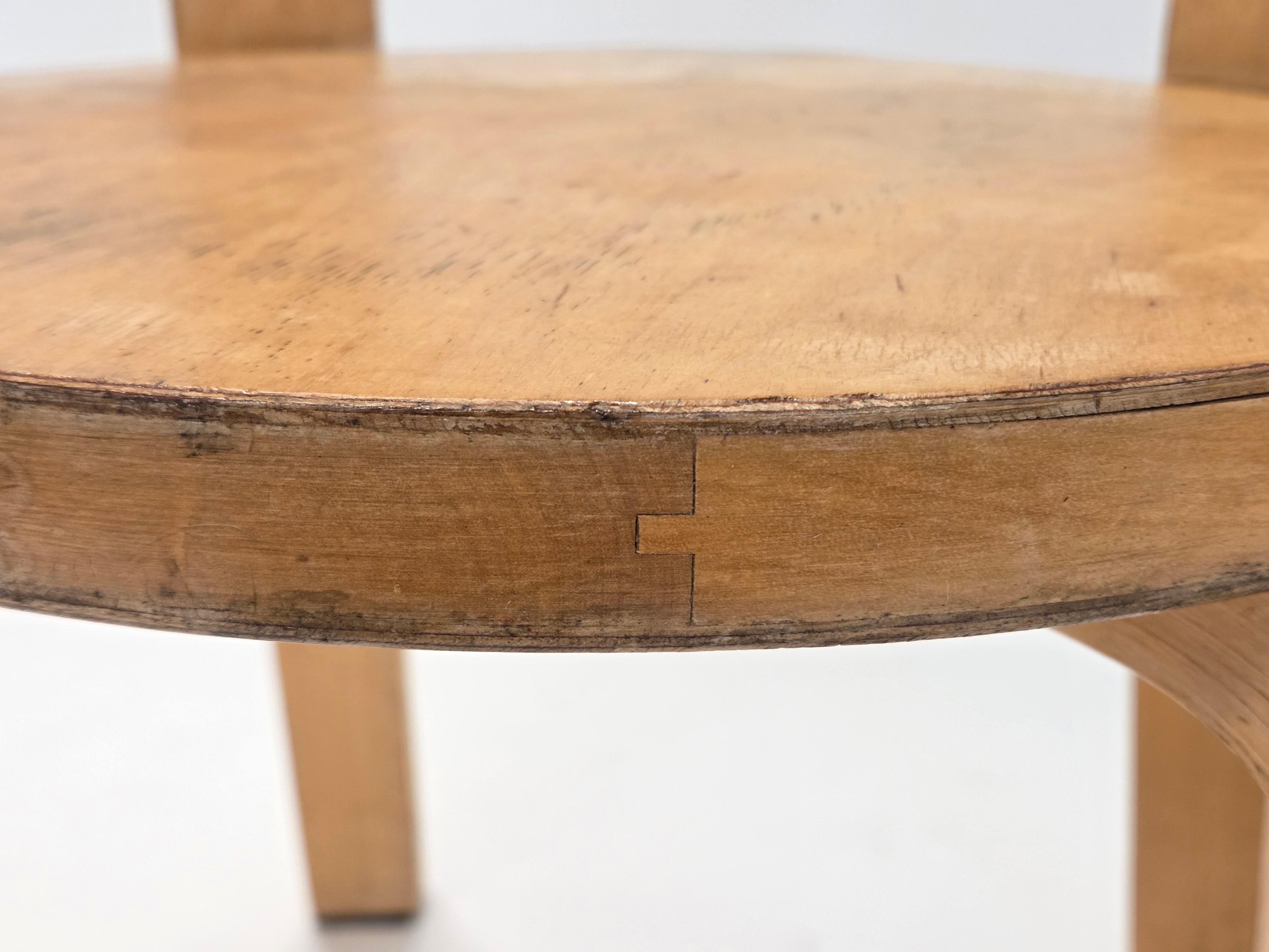 Finlandais Chaise d'enfant Alvar Aalto+Aalto Model No65 by Artek 1960s en vente
