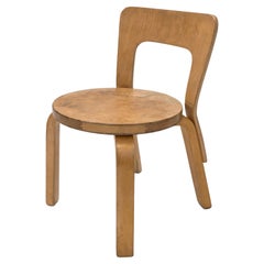 Chaise d'enfant Alvar Aalto+Aalto Model No65 by Artek 1960s