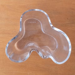 Alvar Aalto Clear Glass Amorphic "Savoy" Vase Signed