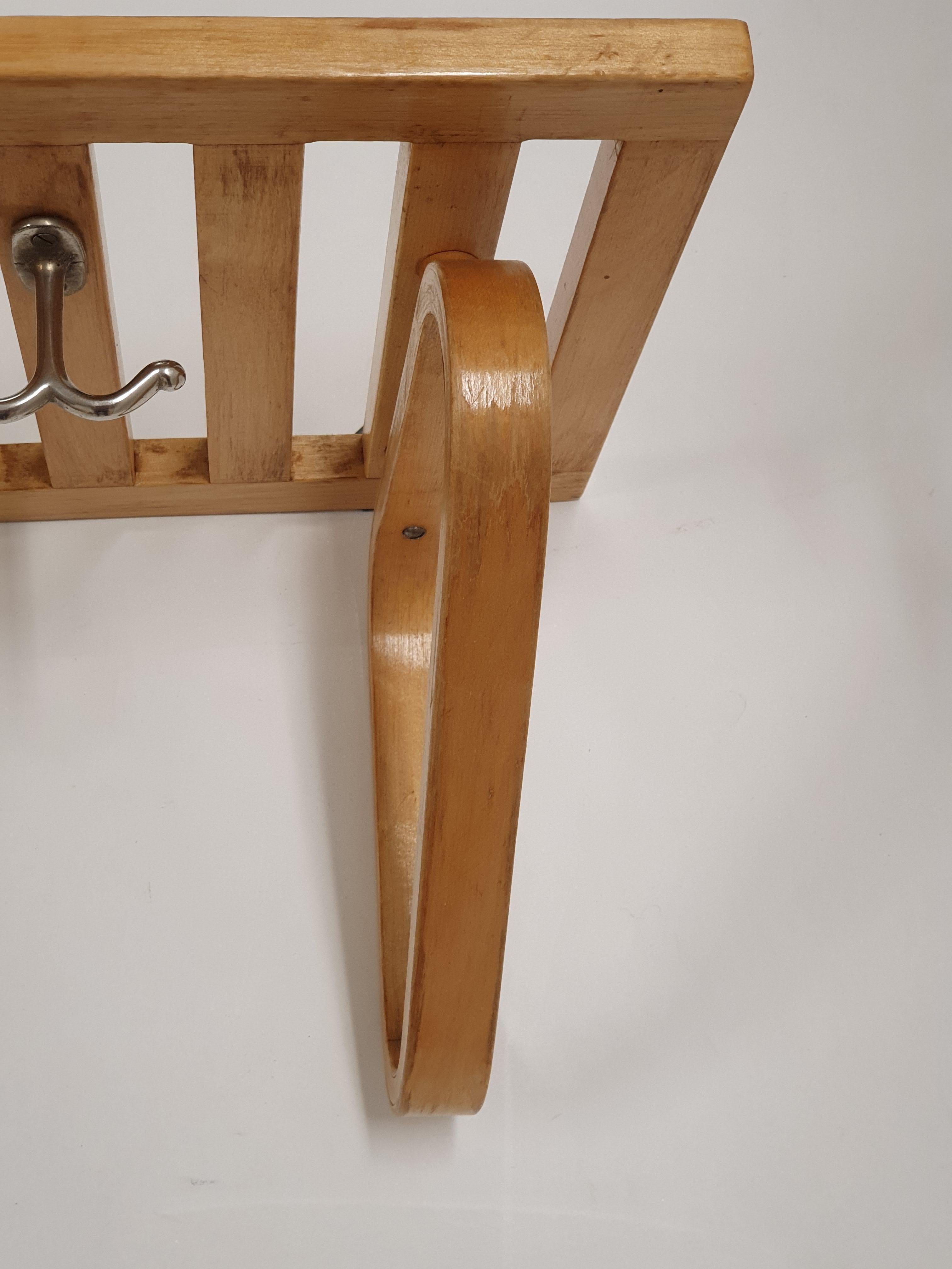Alvar Aalto Coat Rack 113 by Artek 1940s 1
