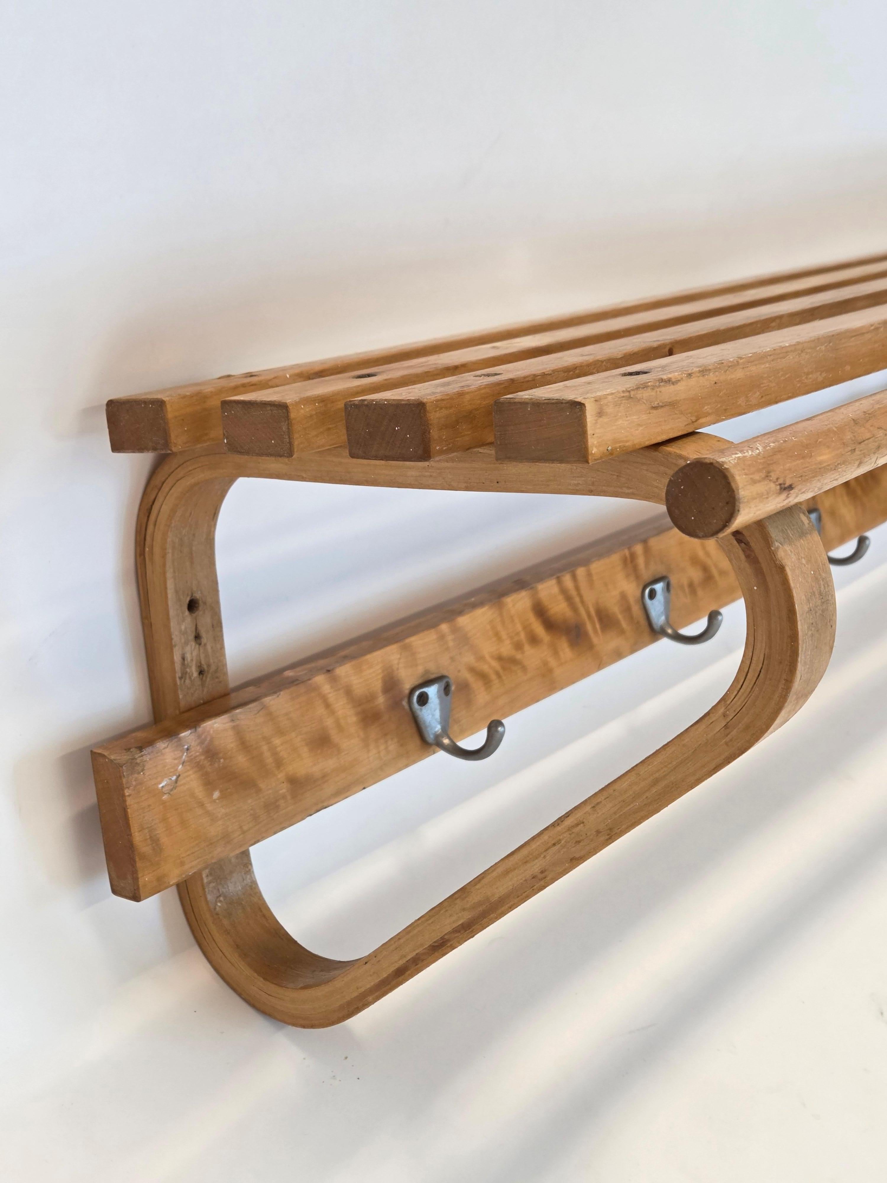 Scandinavian Modern Alvar Aalto Coat Rack by Artek 1960s For Sale