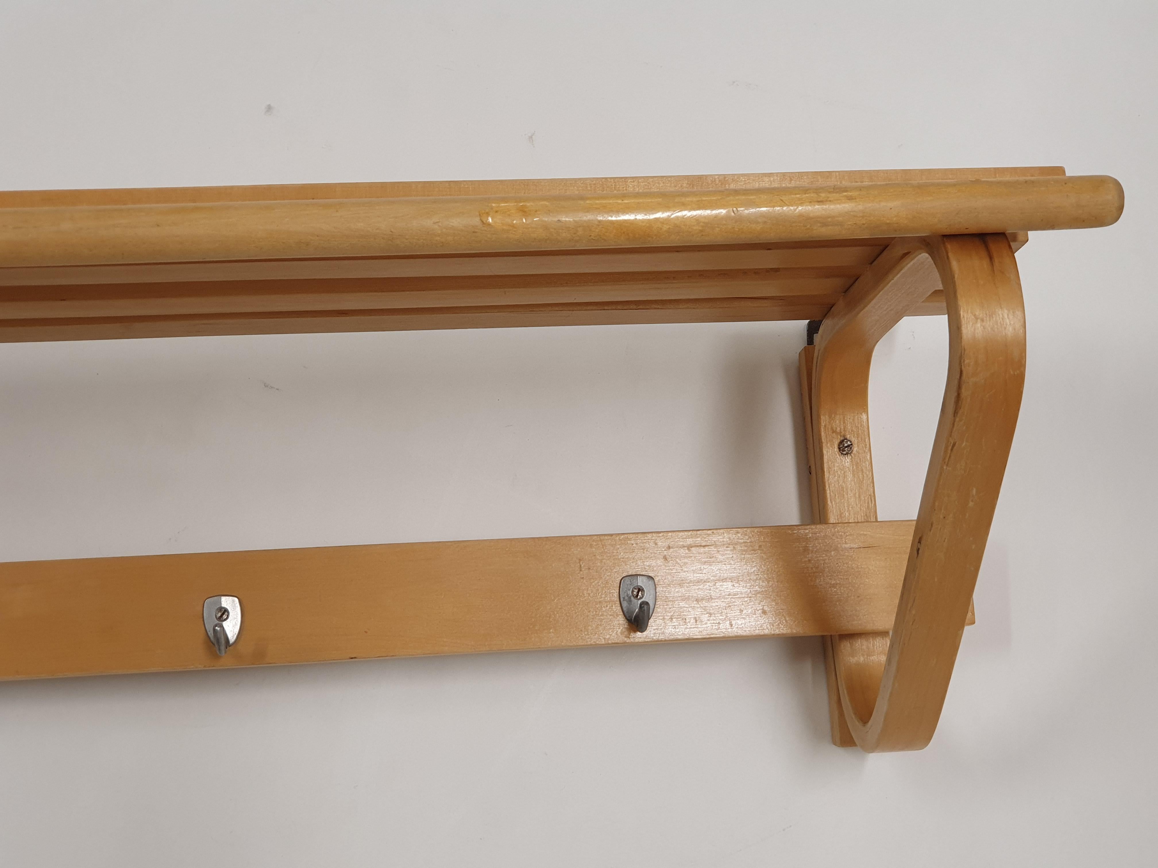 Birch Alvar Aalto Coat Rack model 109C by Artek 1960s For Sale