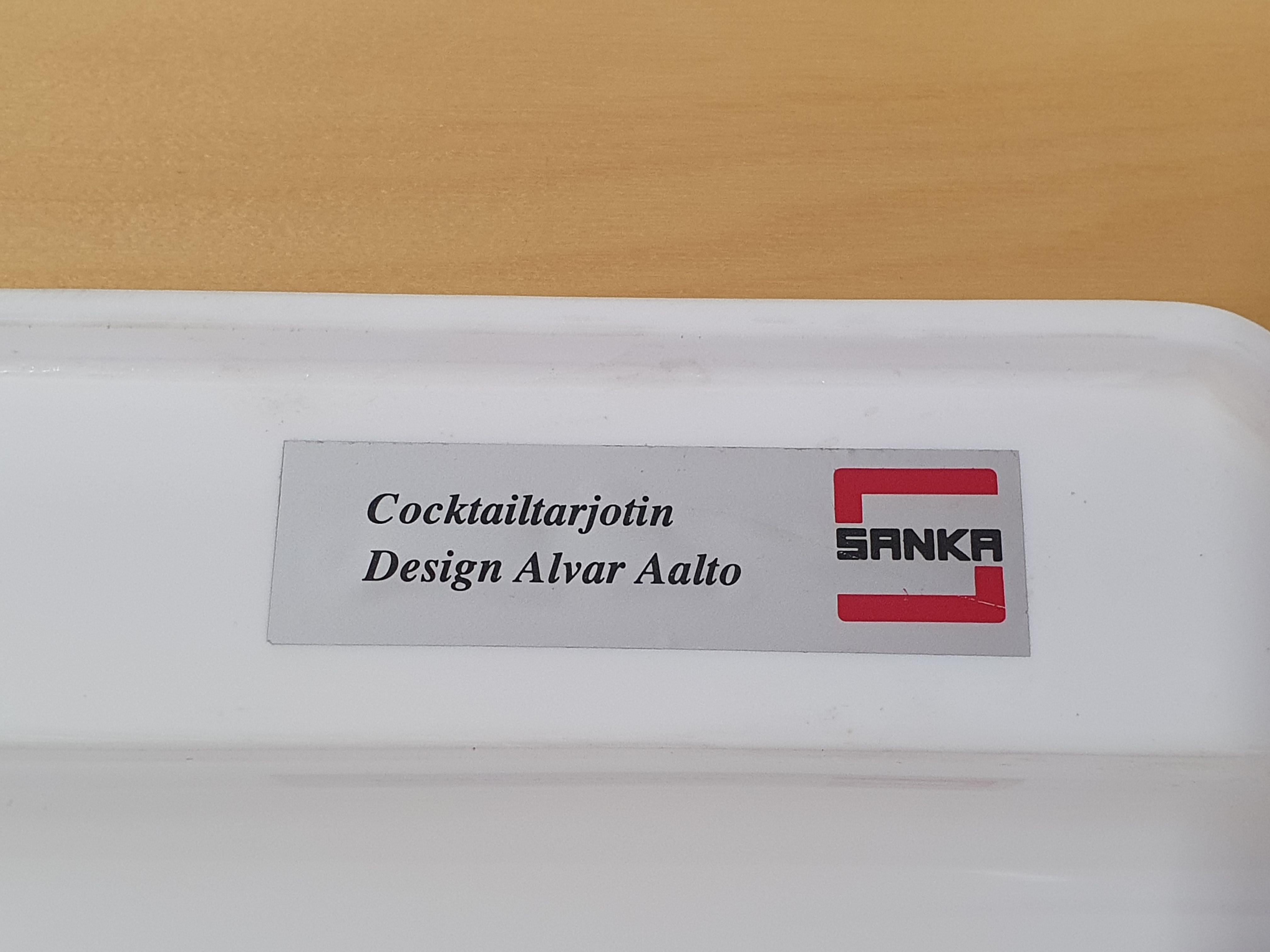 Alvar Aalto Cocktailtablett von Sanka im Zustand „Gut“ im Angebot in Espoo, FI