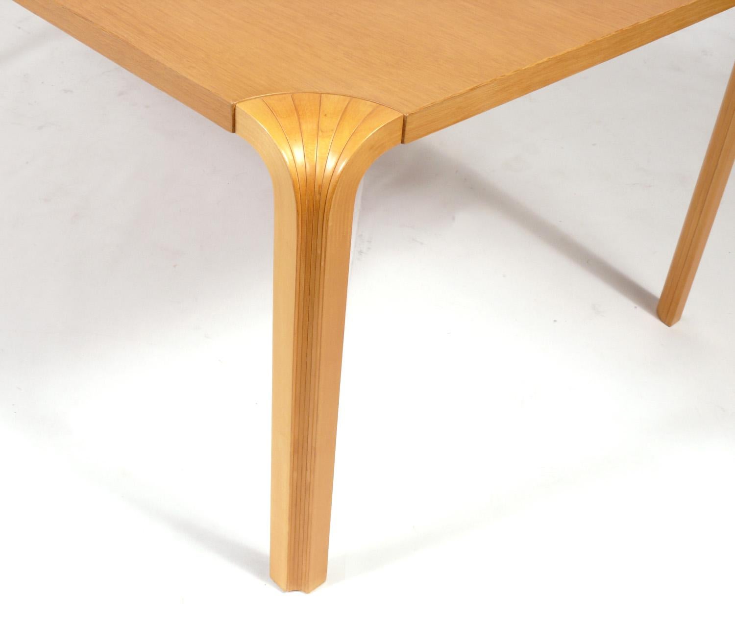 Alvar Aalto Coffee Table  In Good Condition For Sale In Atlanta, GA