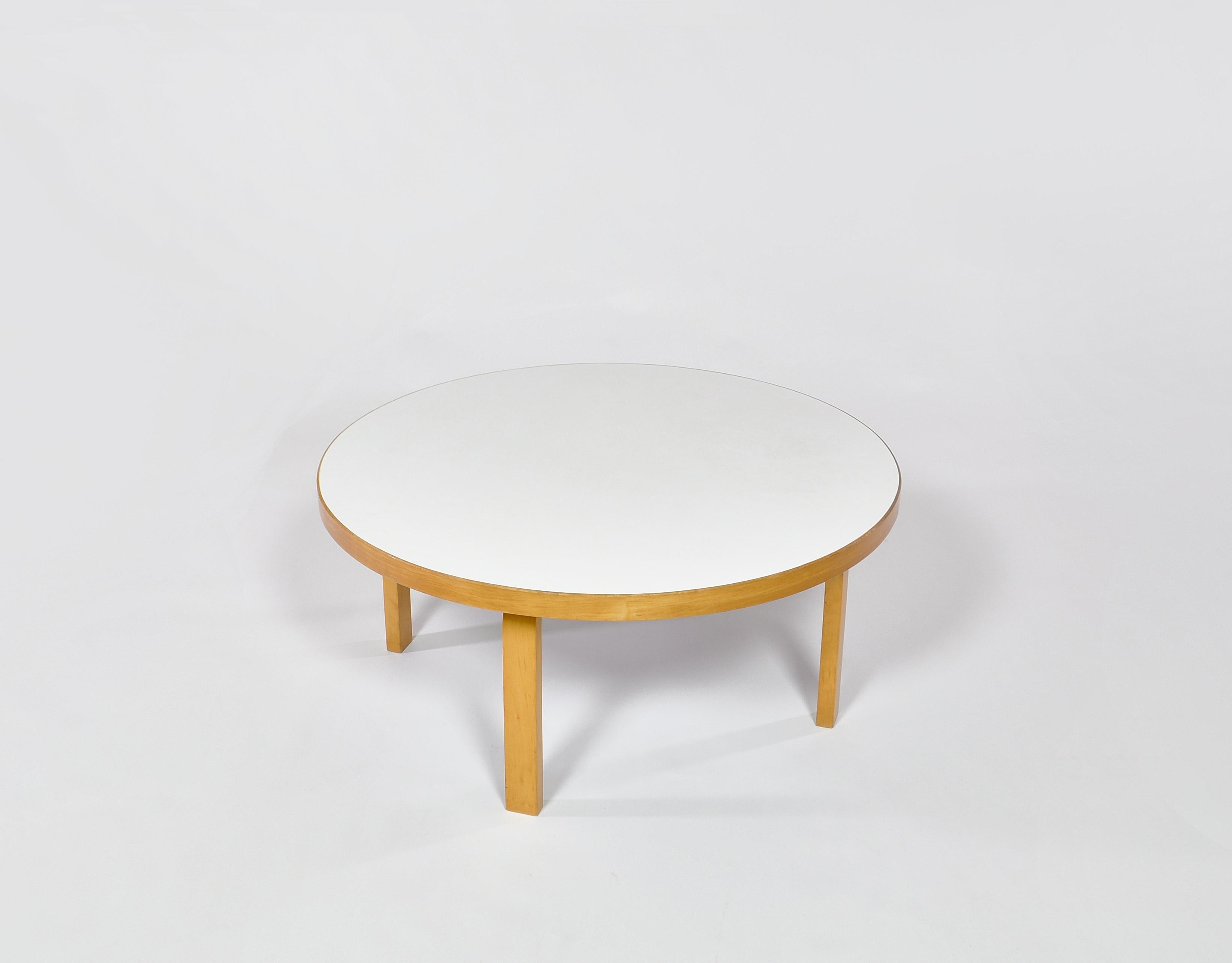 Scandinavian Modern Alvar Aalto Coffee Table 