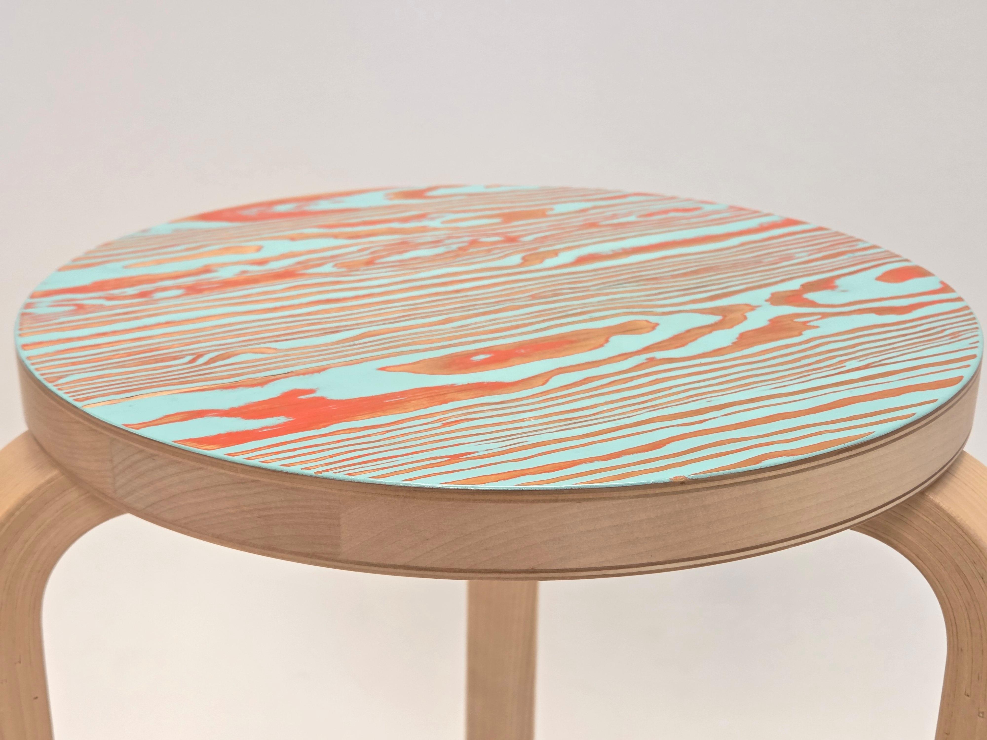 Scandinave moderne Alvar Aalto ColoRing Stool 60 by Artek en vente