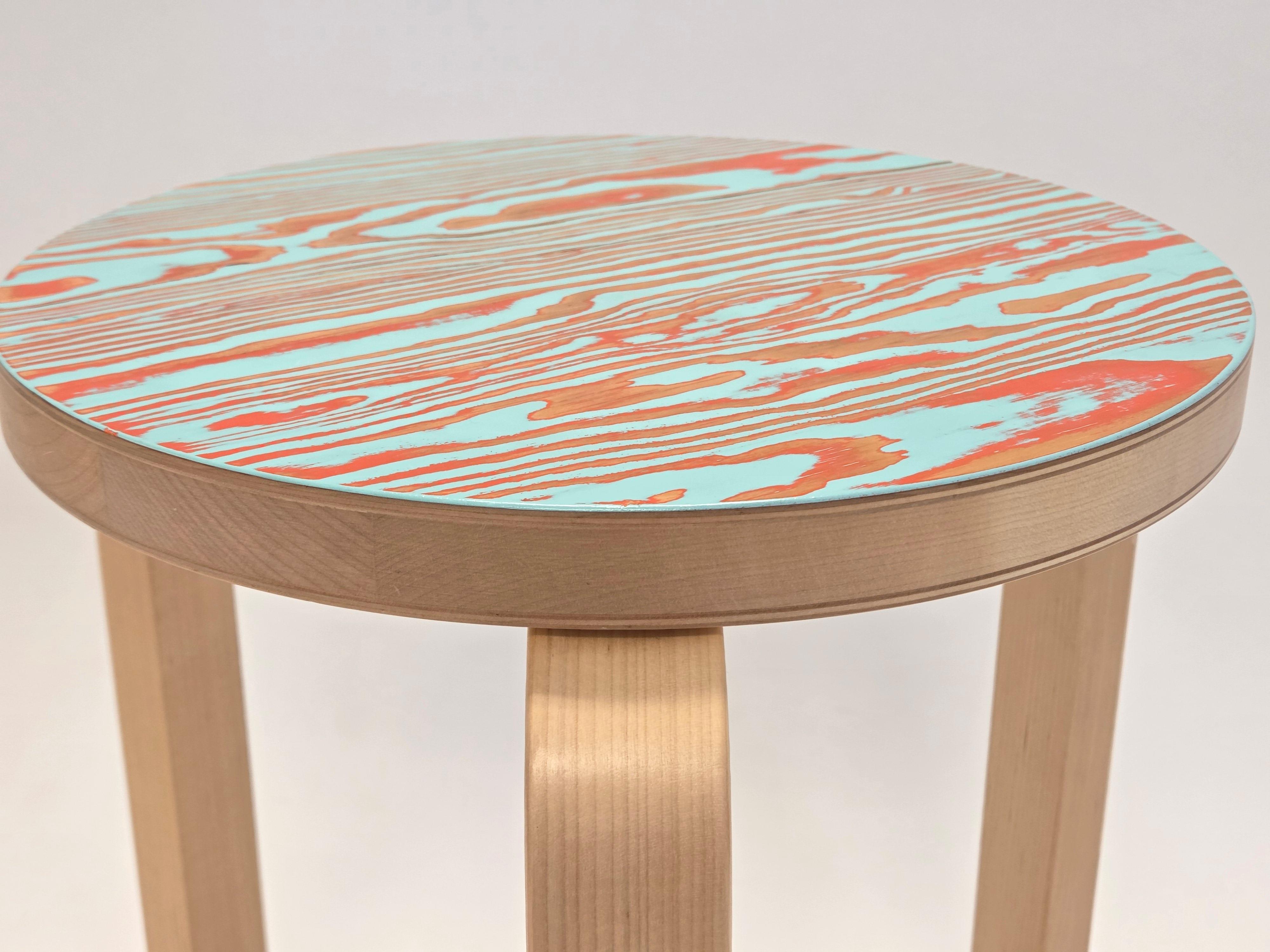 Finlandais Alvar Aalto ColoRing Stool 60 by Artek en vente