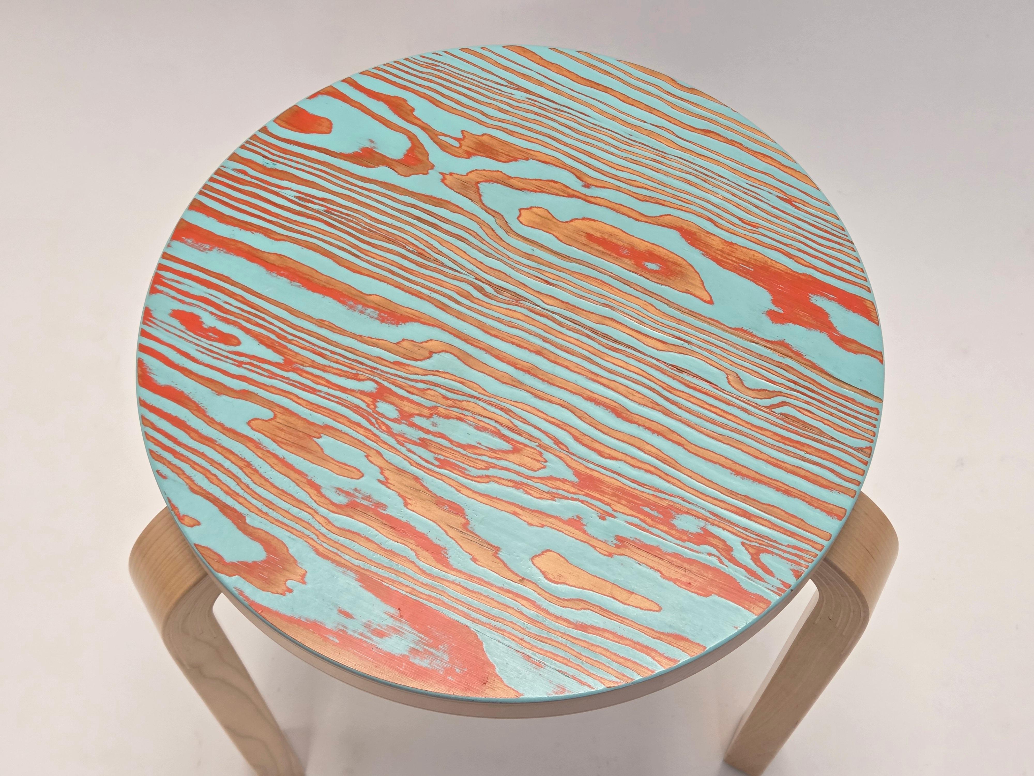 XXIe siècle et contemporain Alvar Aalto ColoRing Stool 60 by Artek en vente