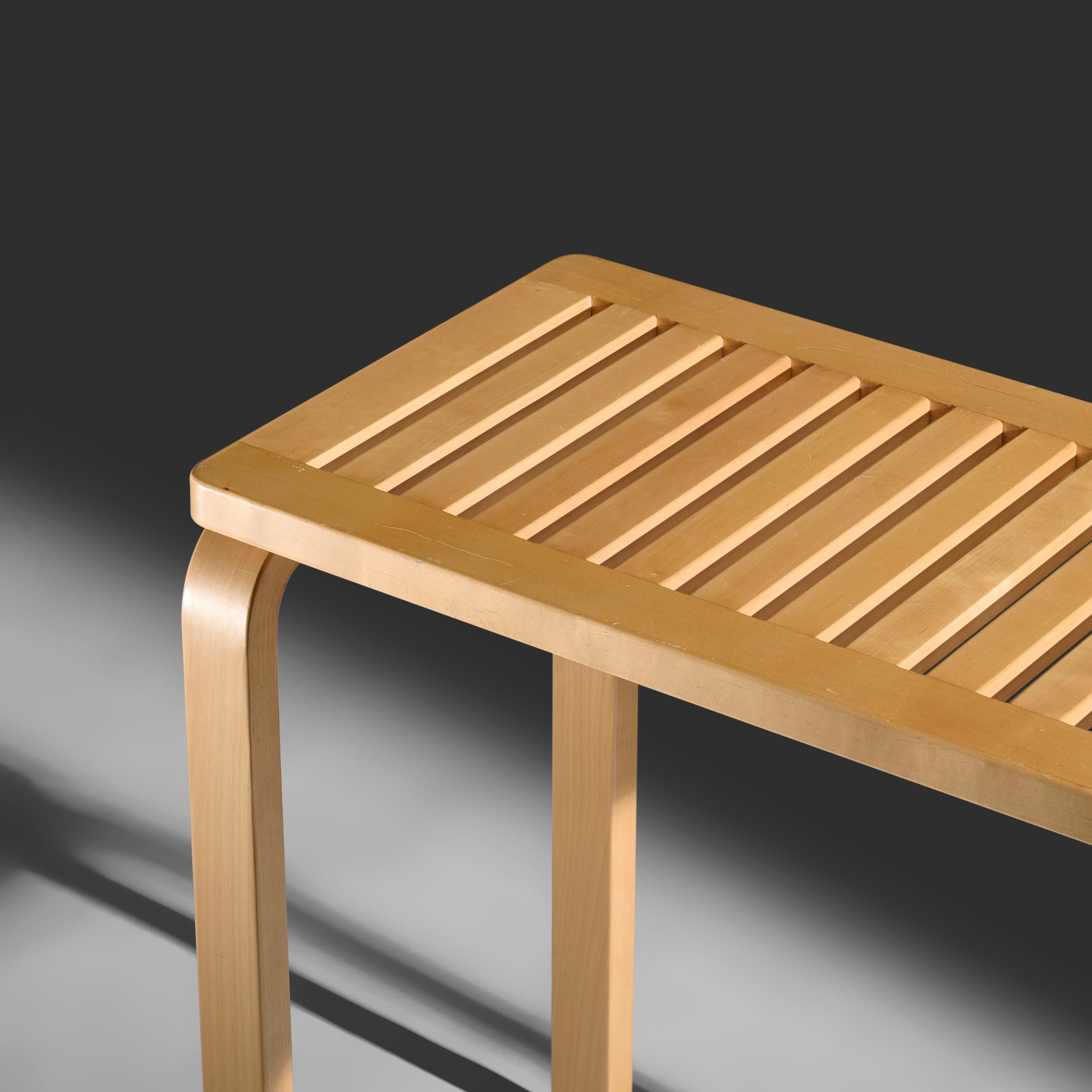 Late 20th Century Alvar Aalto console, model for Arkek For Sale