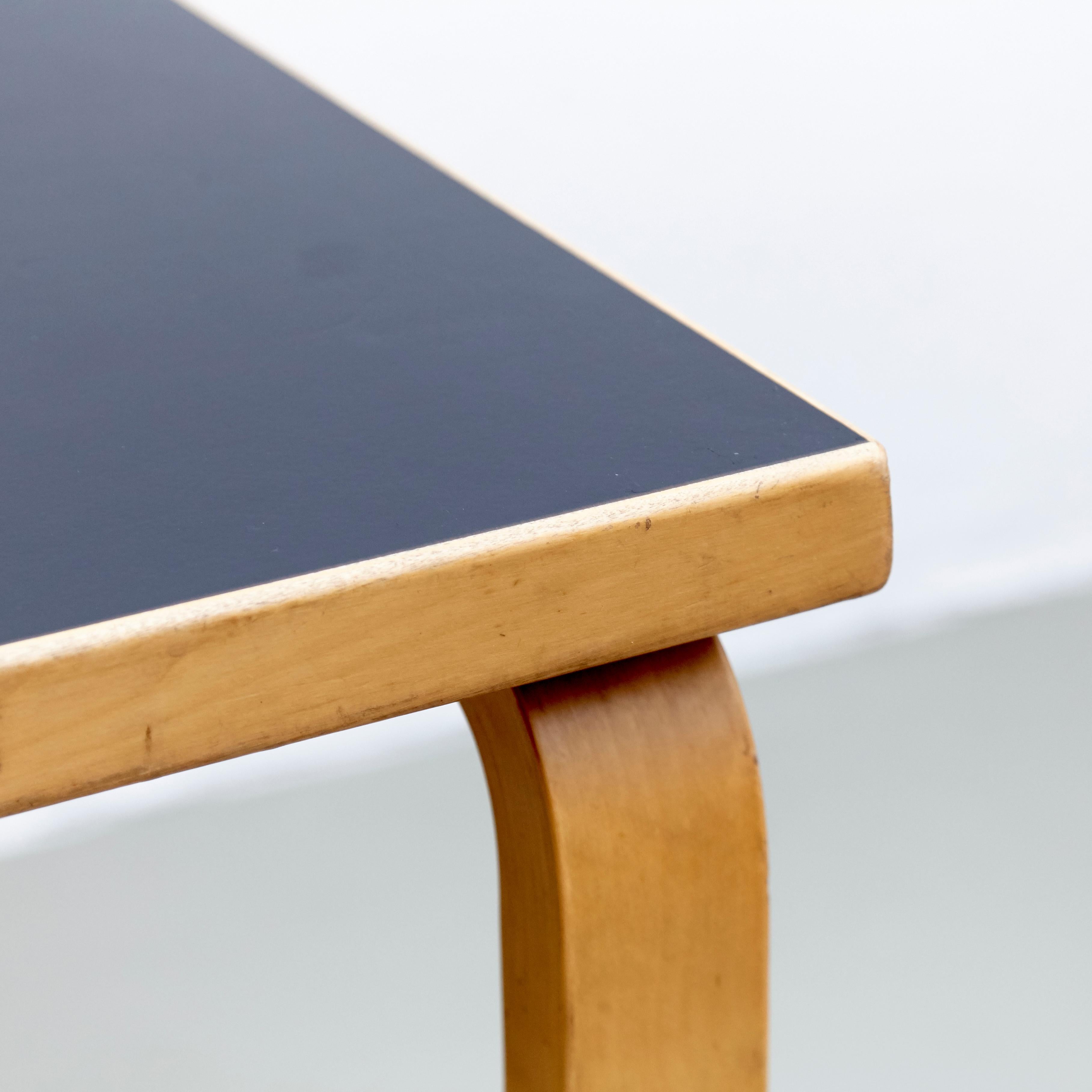 Alvar Aalto Dining Table and Four Chairs, circa 1970 2