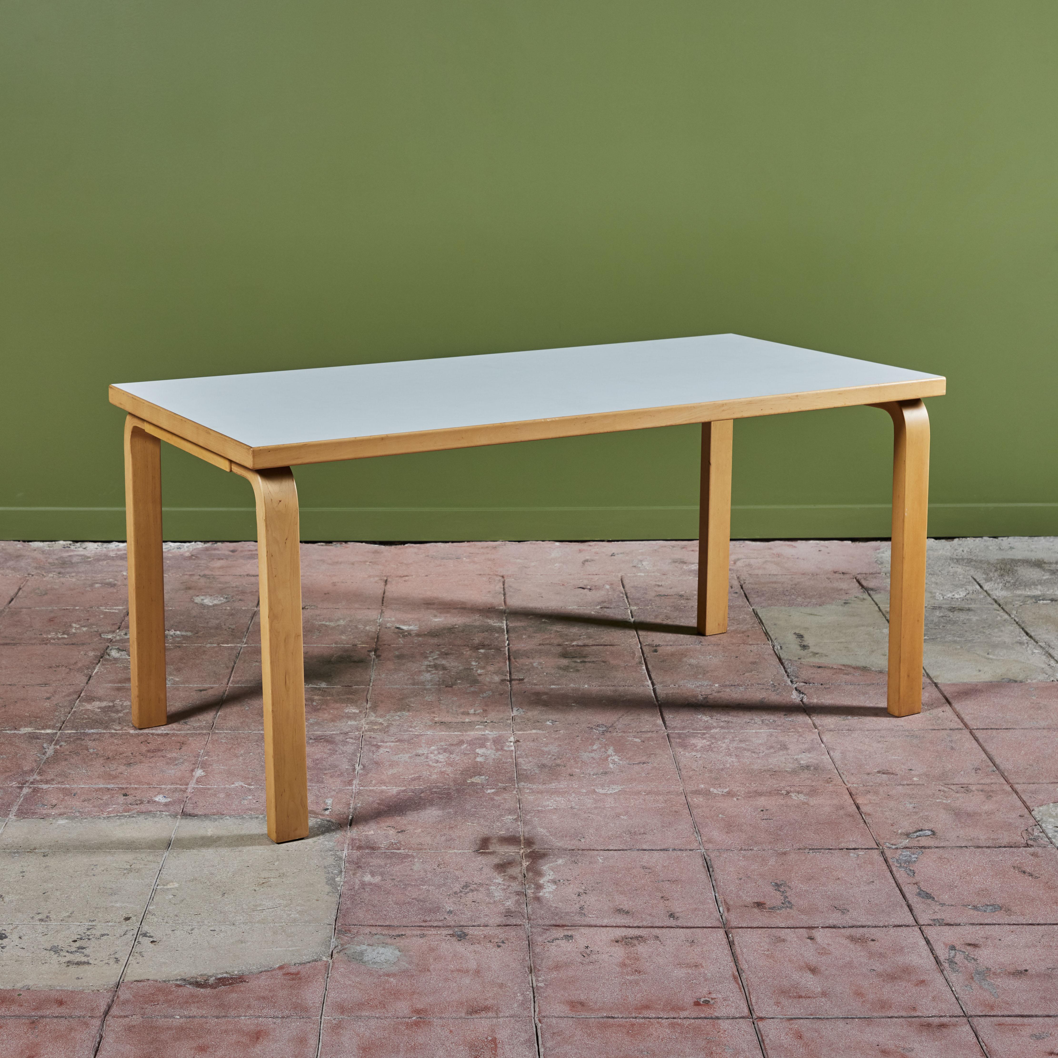 Mid-Century Modern Alvar Aalto Dining Table for Artek