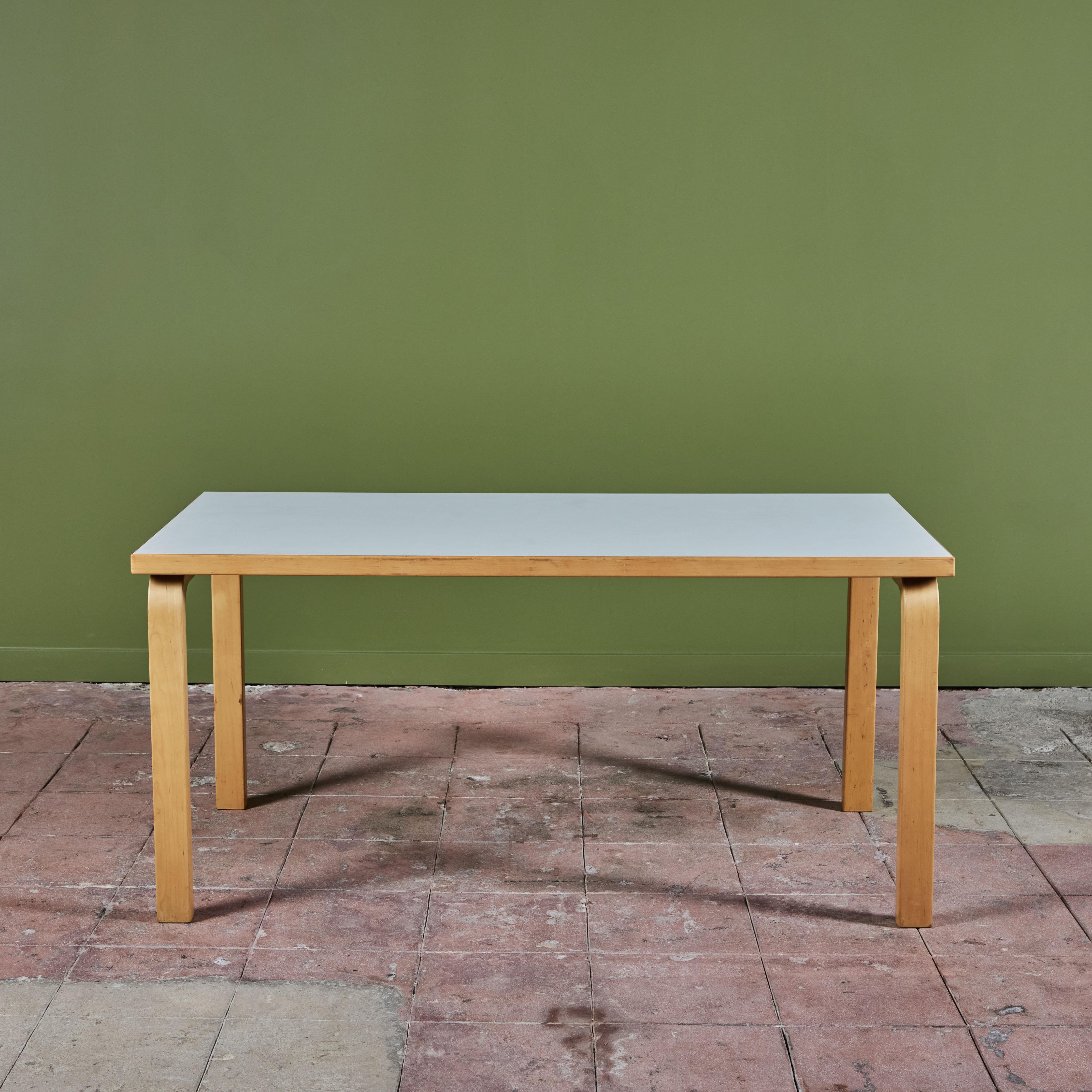 Finnish Alvar Aalto Dining Table for Artek