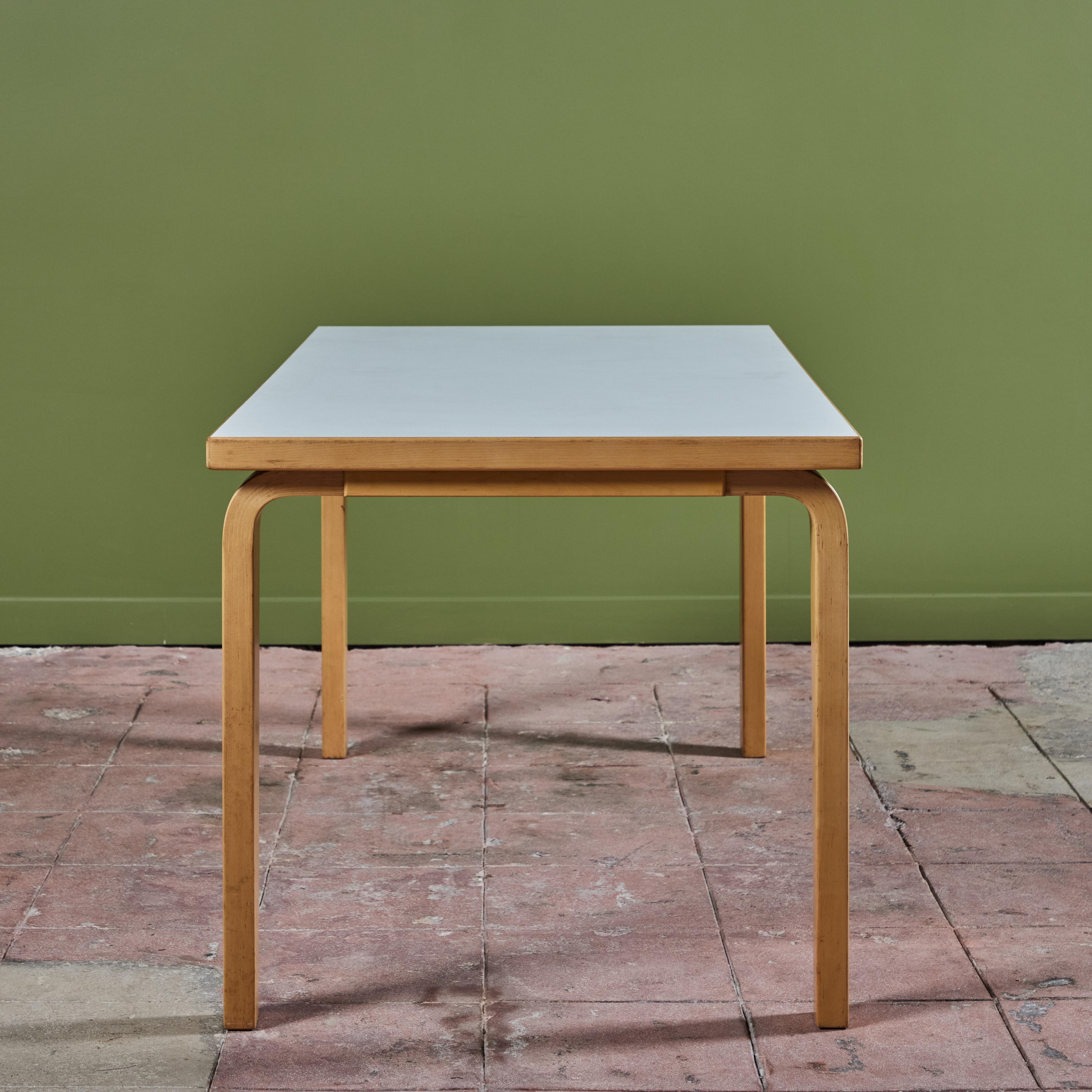 Alvar Aalto Dining Table for Artek In Good Condition In Los Angeles, CA