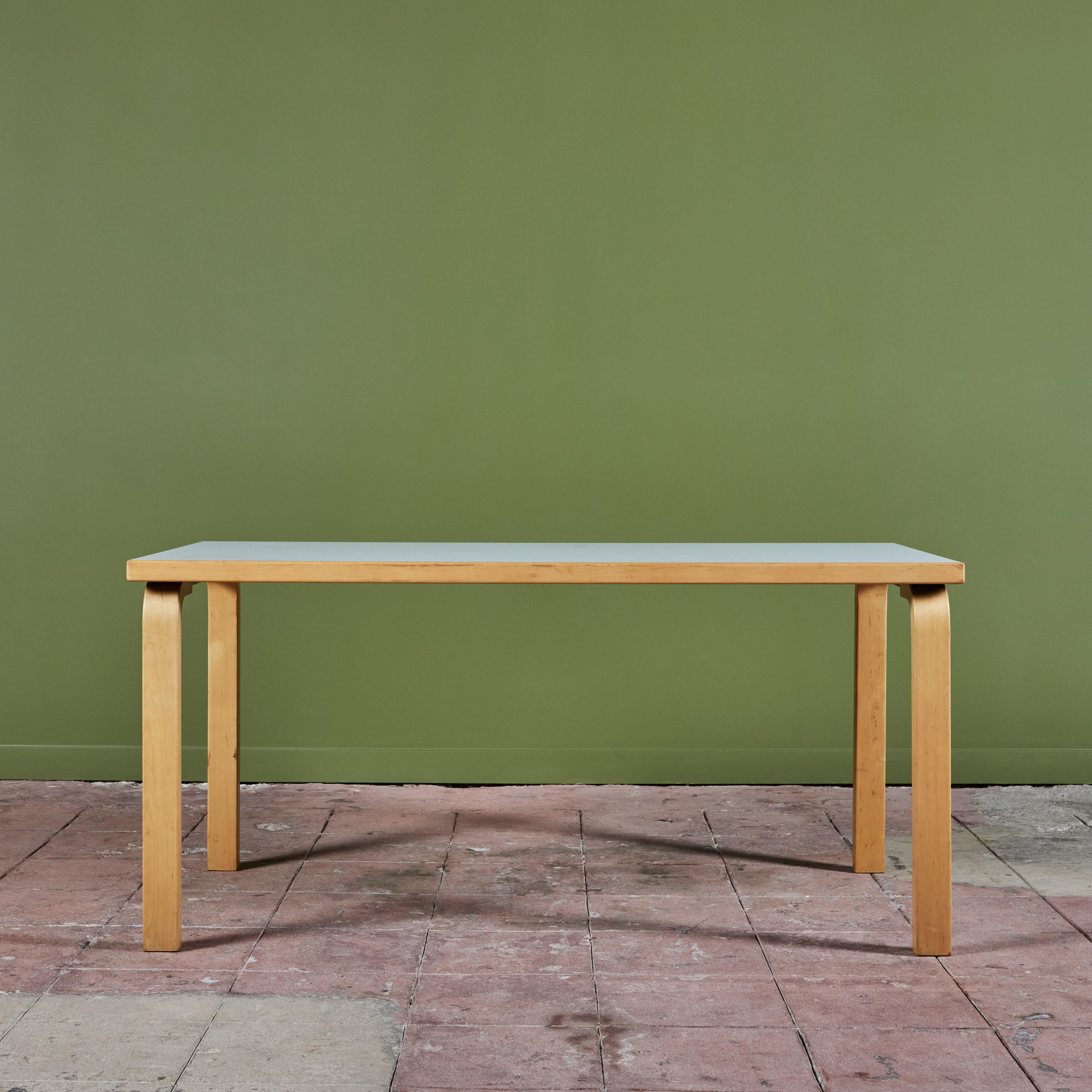 Late 20th Century Alvar Aalto Dining Table for Artek