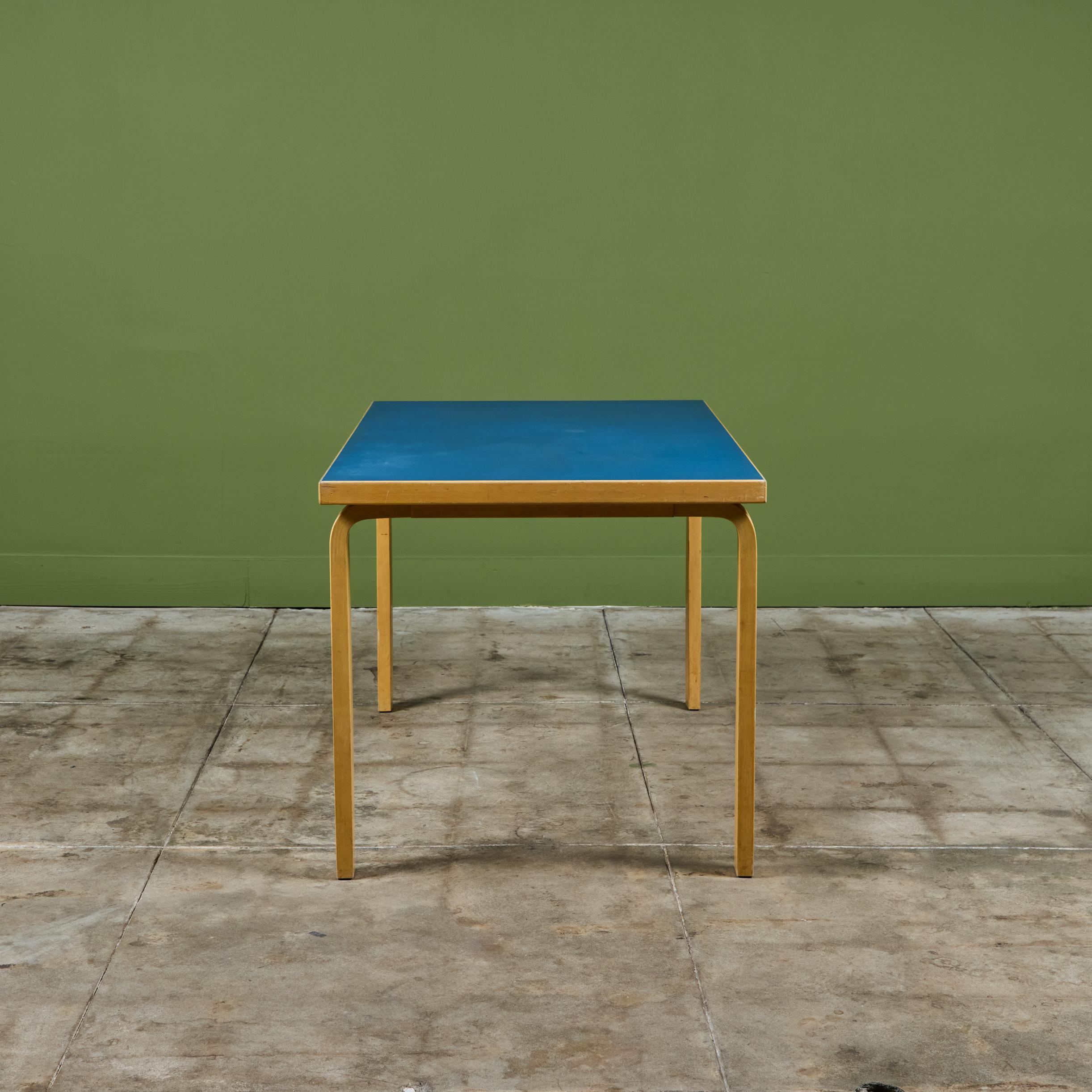 Laminate Alvar Aalto Dining Table for Artek For Sale