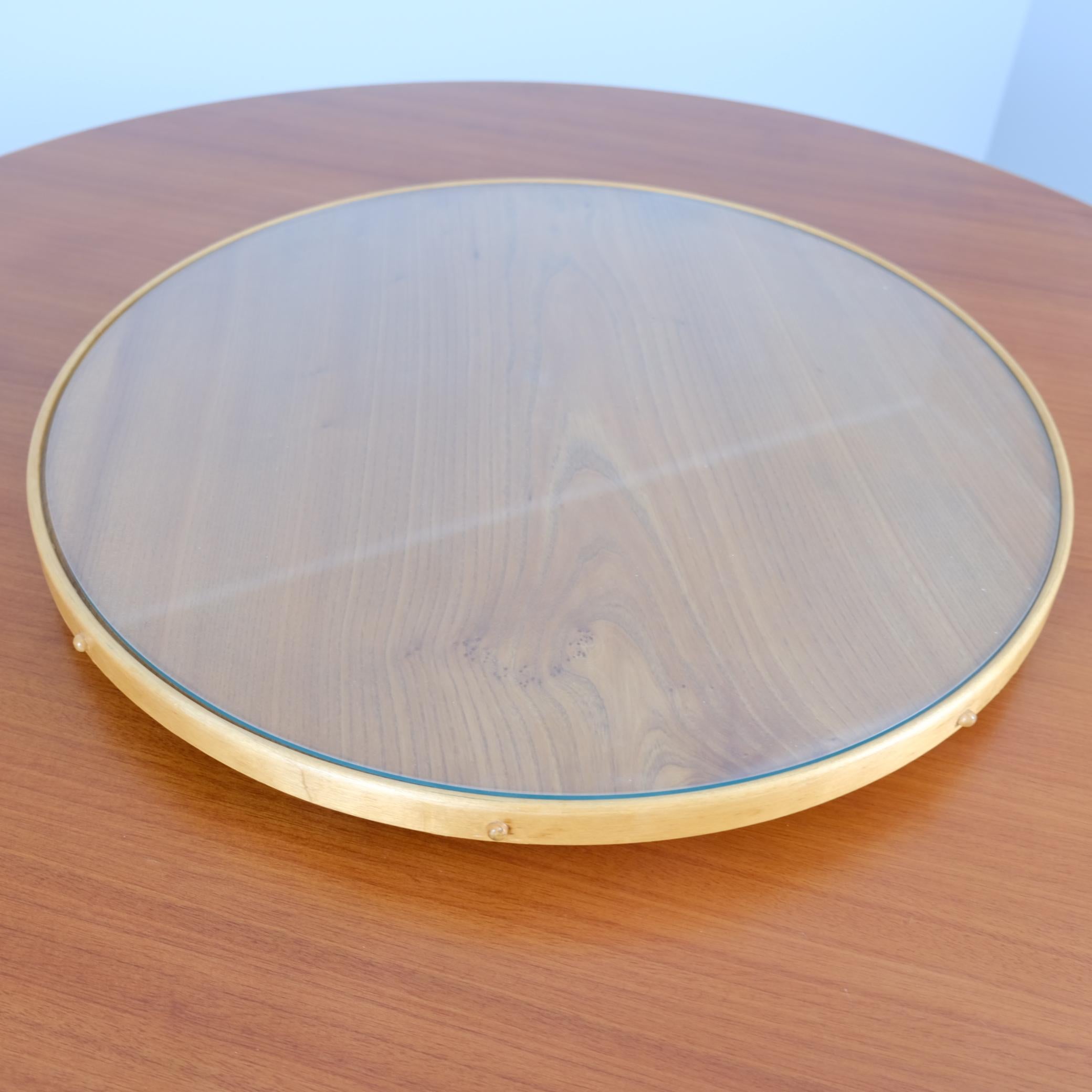 Alvar Aalto Dining Table with Lazy Susan B91 and 6 Chairs Model 66, Artek, 1940s For Sale 9