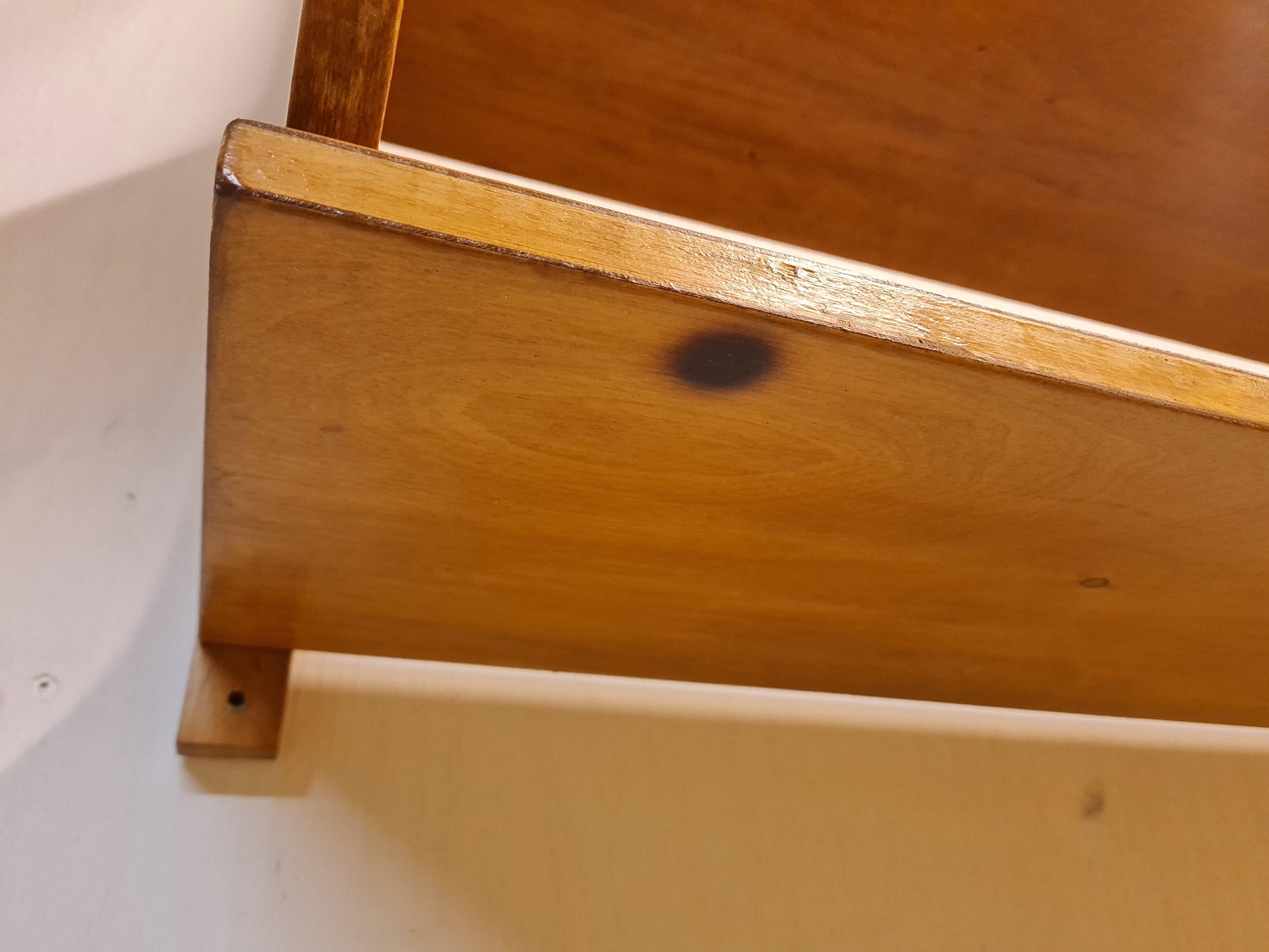 Alvar Aalto Minimalistic Double Shelf Model 112-2 in Birch, Artek 1950s For Sale 1