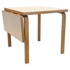 Alvar Aalto Drop-leaf Table by Artek 1960s Finland Vintage Original