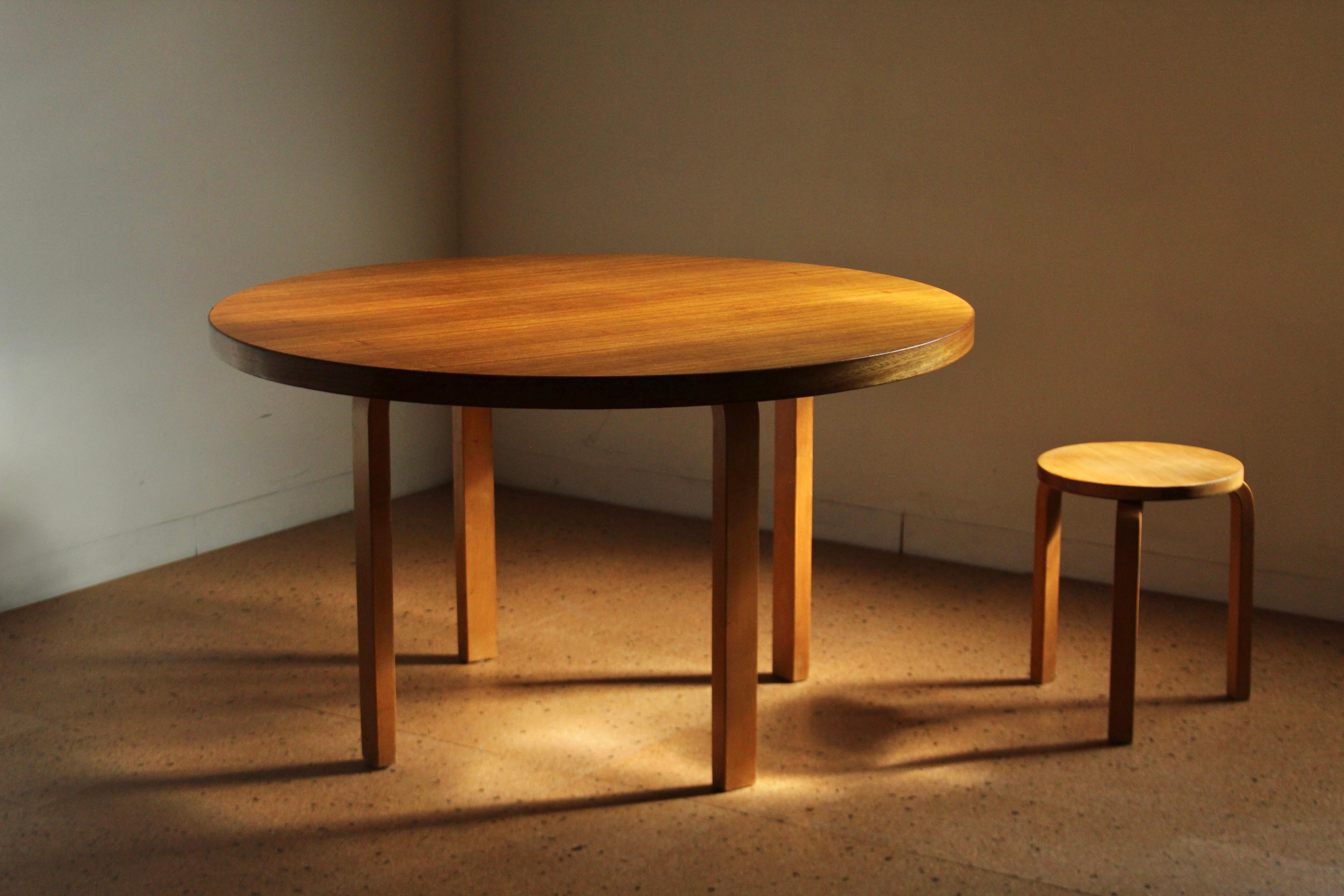 Scandinavian Modern Alvar Aalto Early and Rare Mahogany 