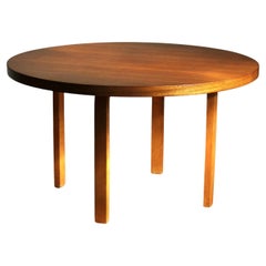 Alvar Aalto, table de salle à manger rare en acajou « à pieds en L » pour Finmar, années 1930