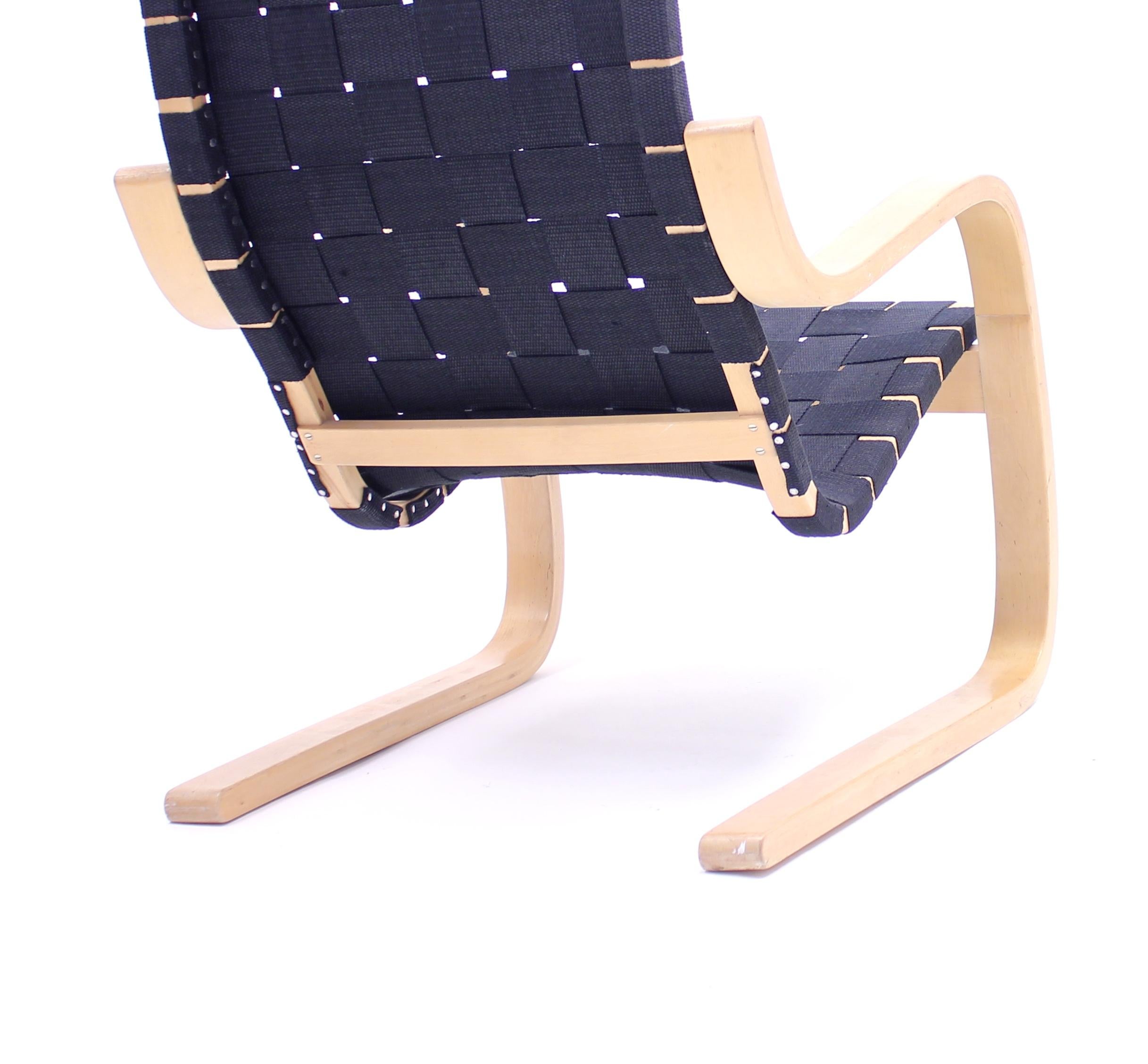 Alvar Aalto, Early Lounge Chair Model 406, Artek, Hedemora 6