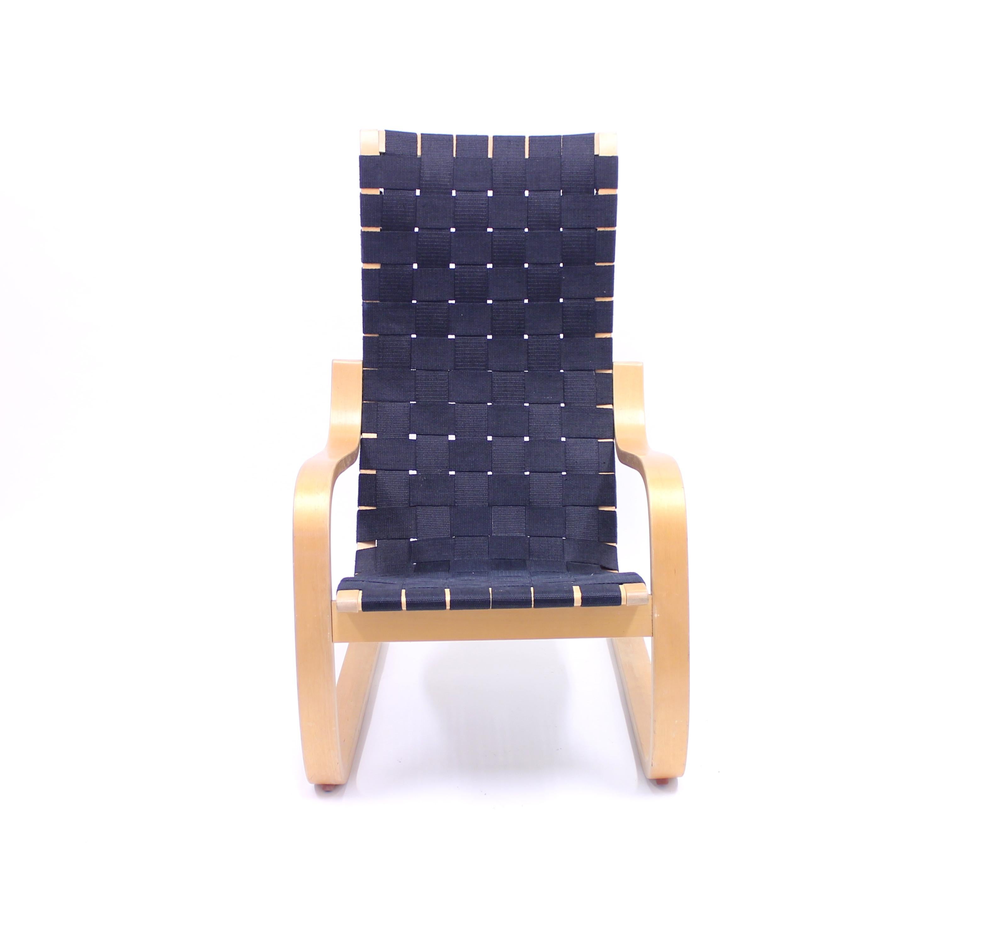 Mid-20th Century Alvar Aalto, Early Lounge Chair Model 406, Artek, Hedemora