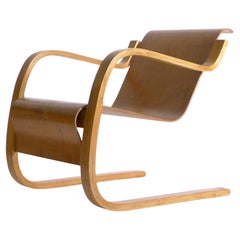 Alvar Aalto, Early Original Cantilever Chair, model 31, birch plywood