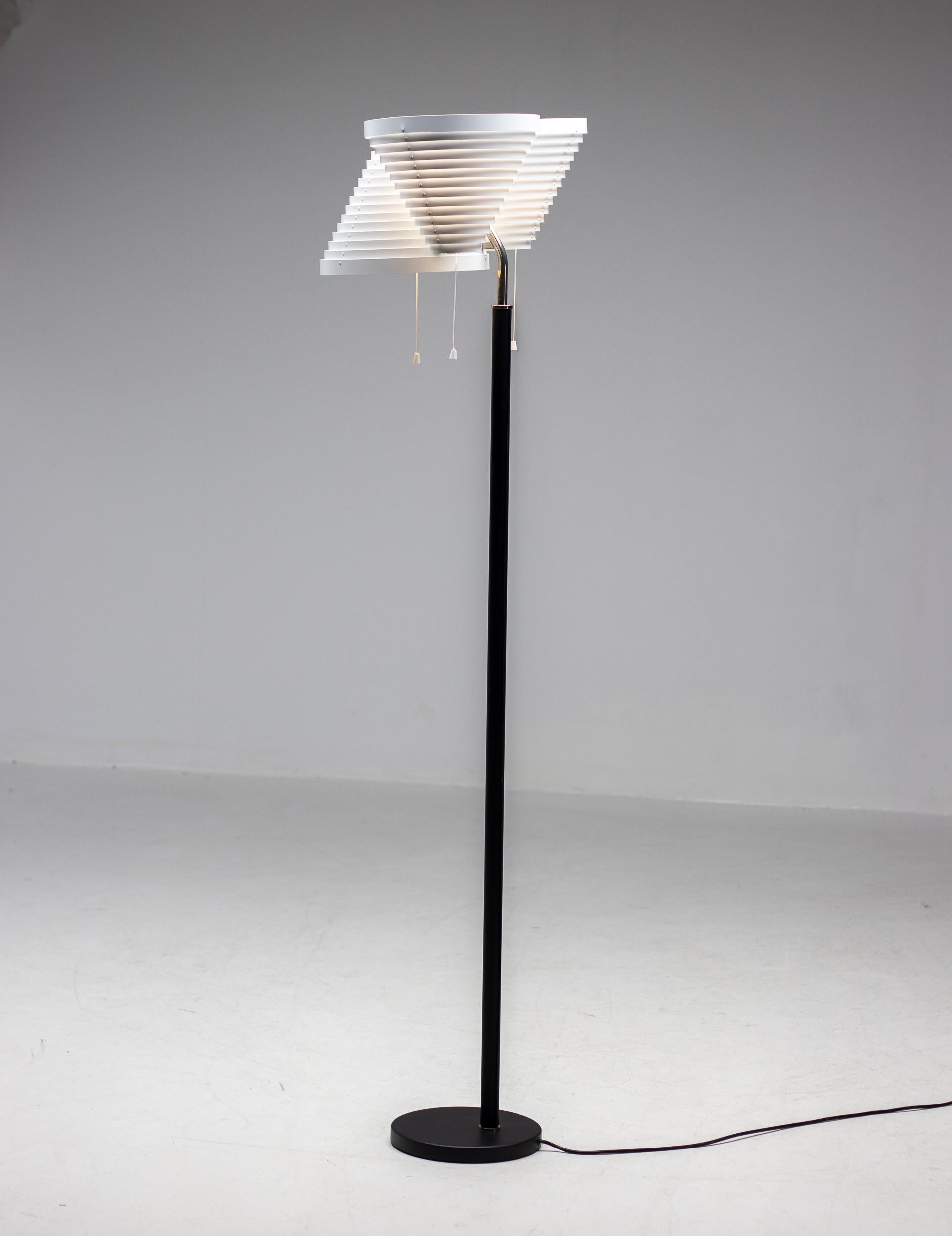 Enameled Alvar Aalto Floor Lamp A809 For Sale