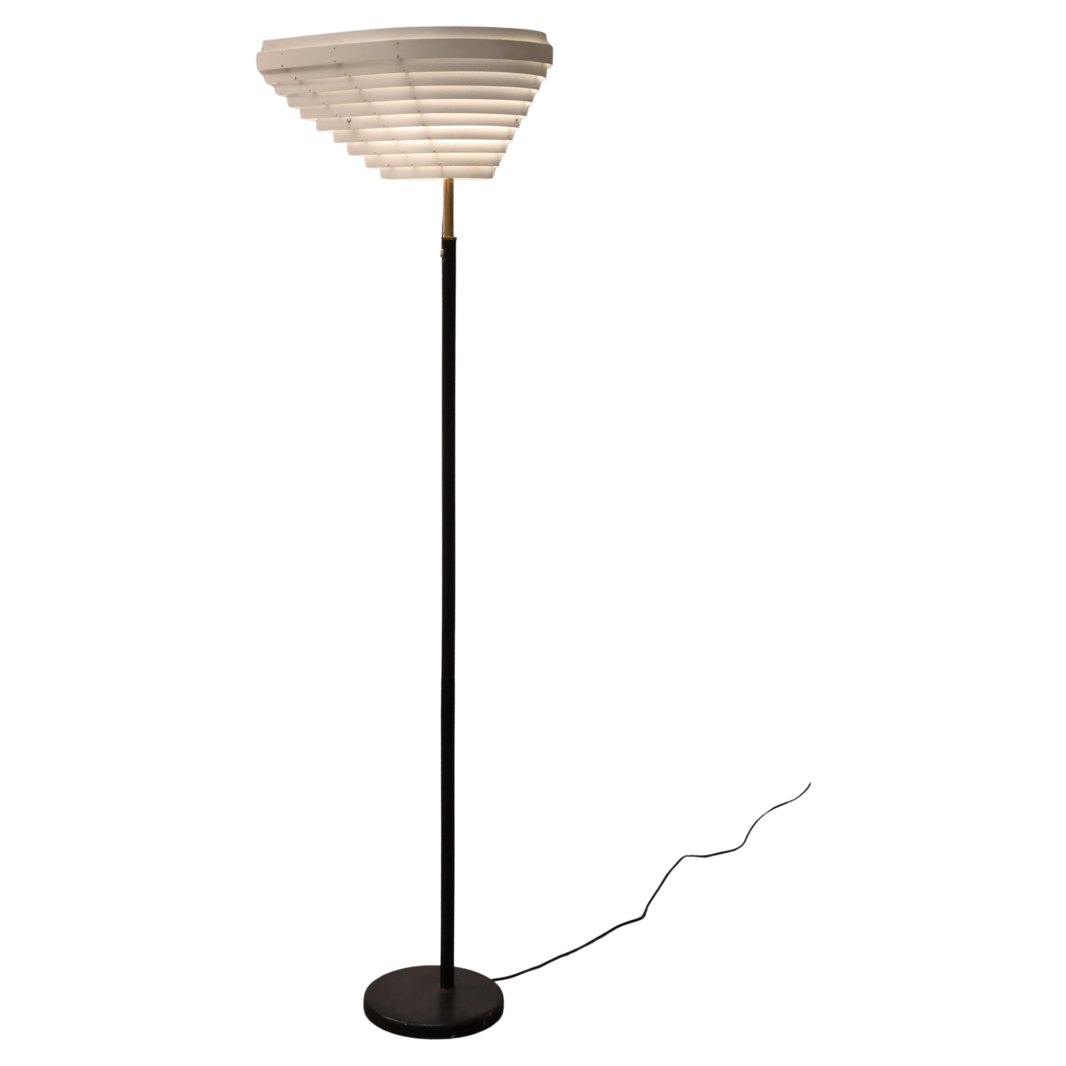 Alvar Aalto, Floor Lamp "Angel Wing" A805, Artek  For Sale
