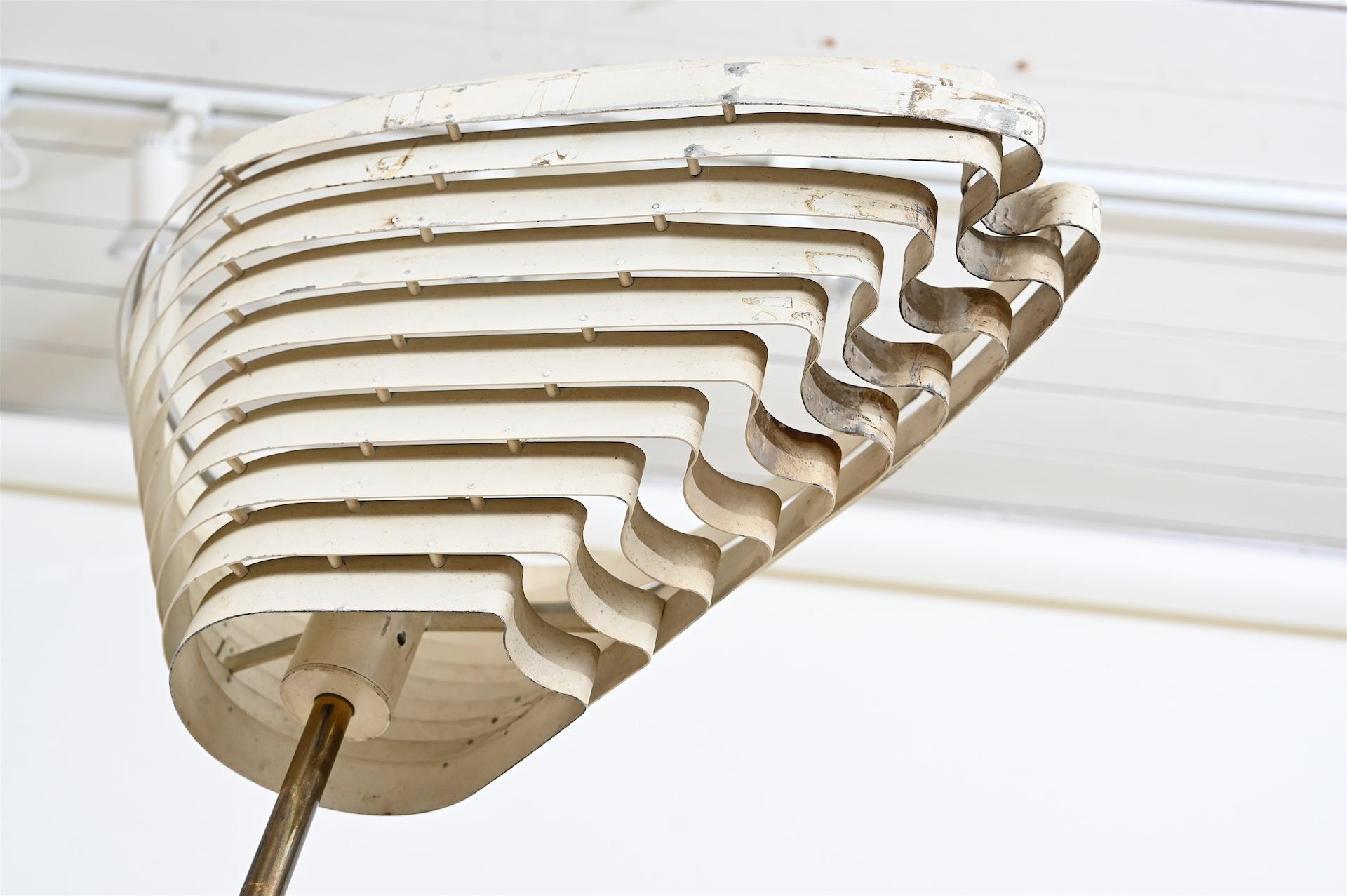 Finnish Alvar Aalto Floor Lamp, circa 1954 'Angel Wing'