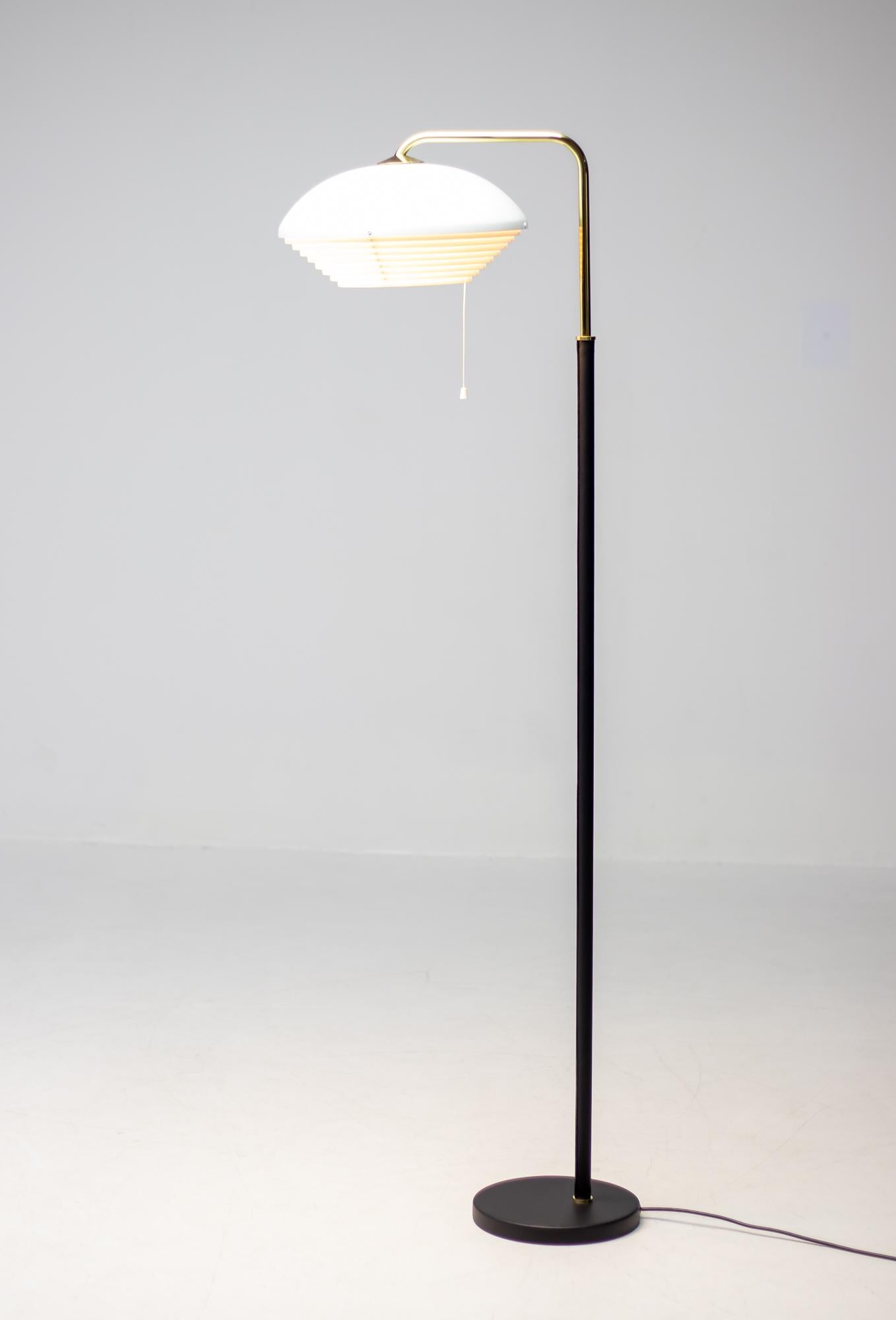 Enameled Alvar Aalto Floor Lamp