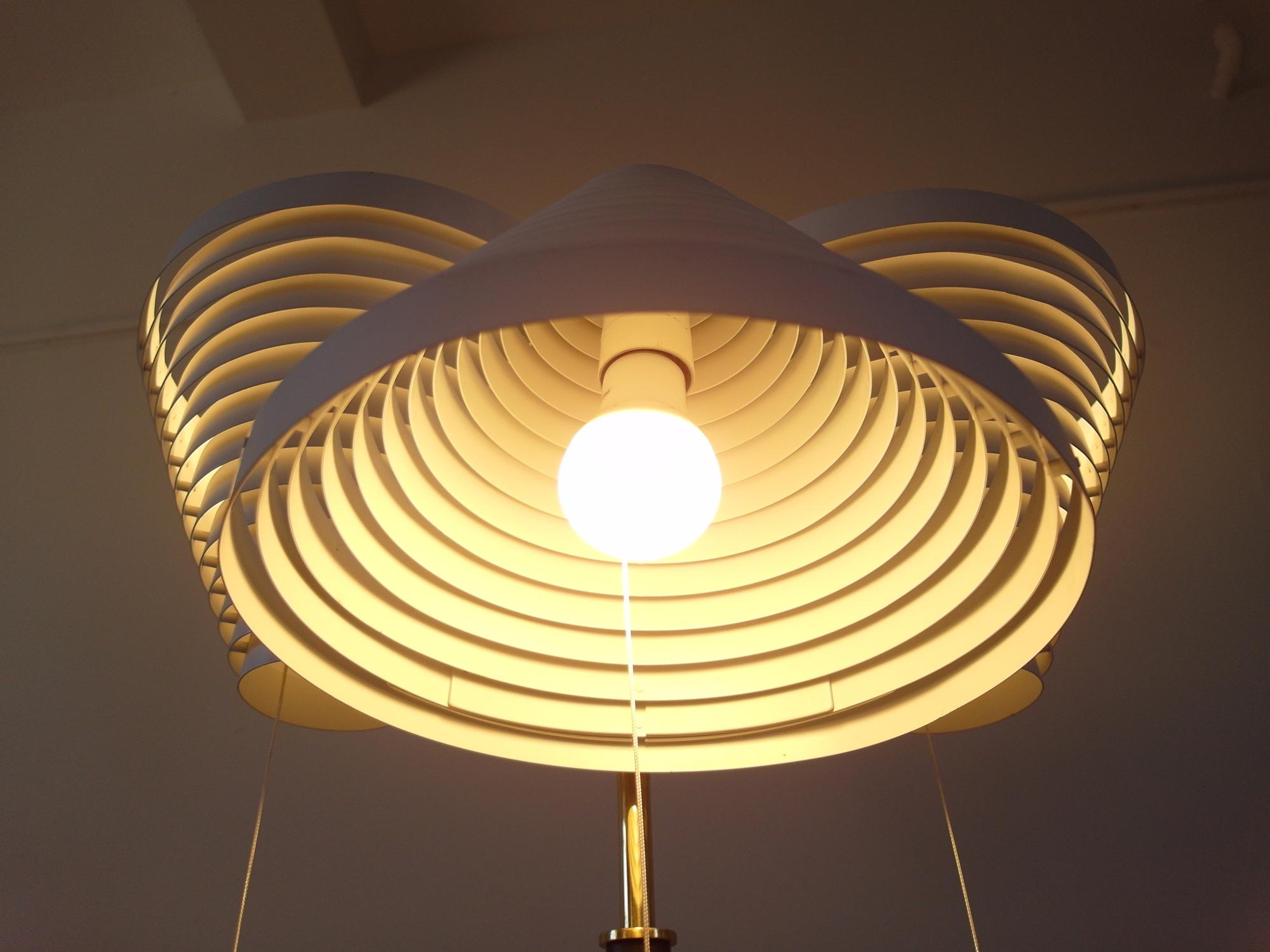 Alvar Aalto Floor Light A809 Early Production by Valaisinpaja Oy, Finland, 1959 For Sale 6