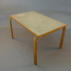 Alvar Aalto for Artek, Table de salle à manger en bouleau, plateau en stratifié, Model No. 81b, 1930s
