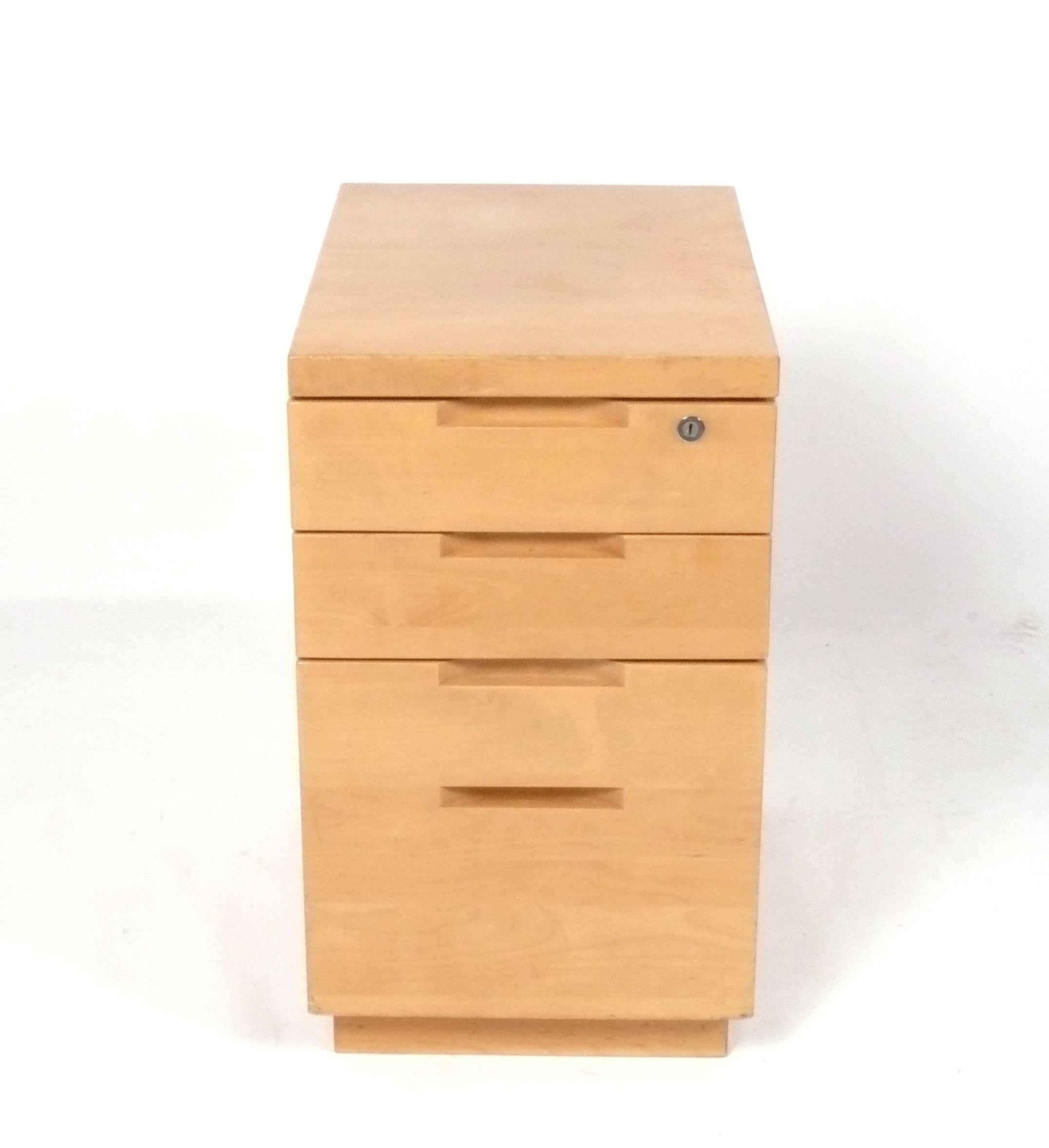 Finnish Alvar Aalto for Artek Danish Modern Filing Cabinet or Desk Return For Sale