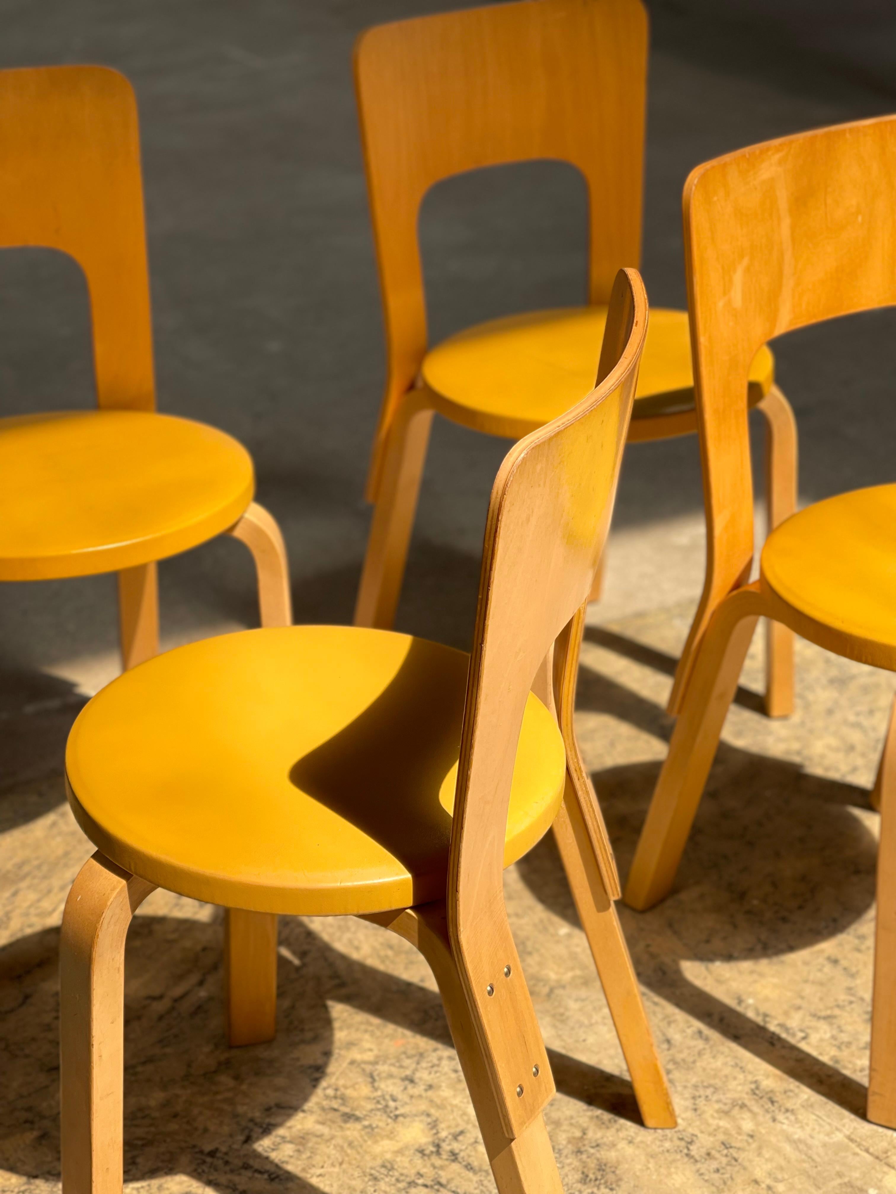 Alvar Aalto For Artek Dining Table + Chairs 1