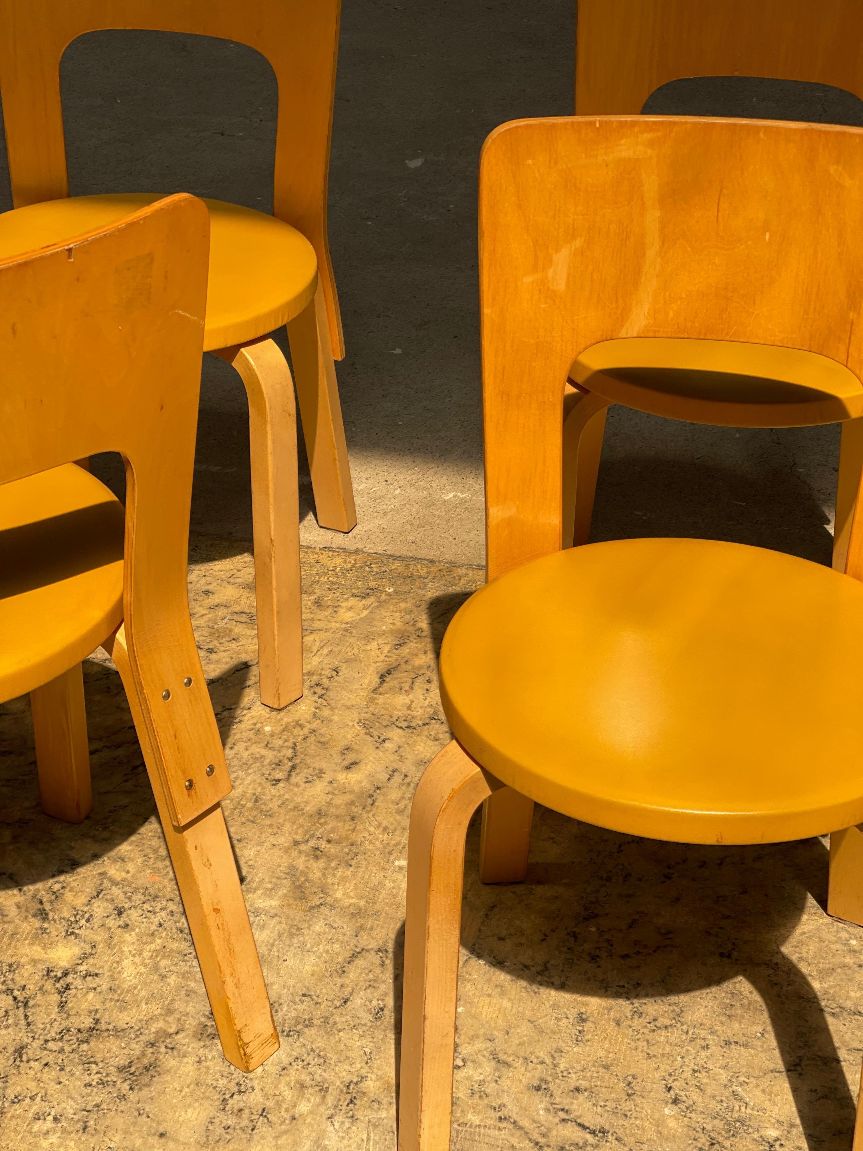 Alvar Aalto For Artek Dining Table + Chairs 2