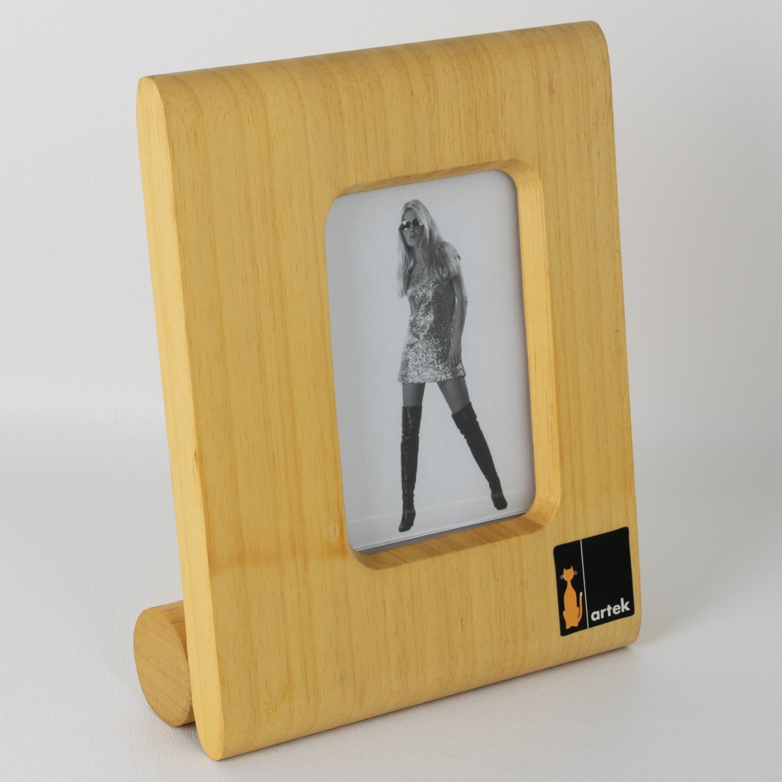 Marco de fotos de pino de Alvar Aalto para Artek, hacia 1970 en venta 1