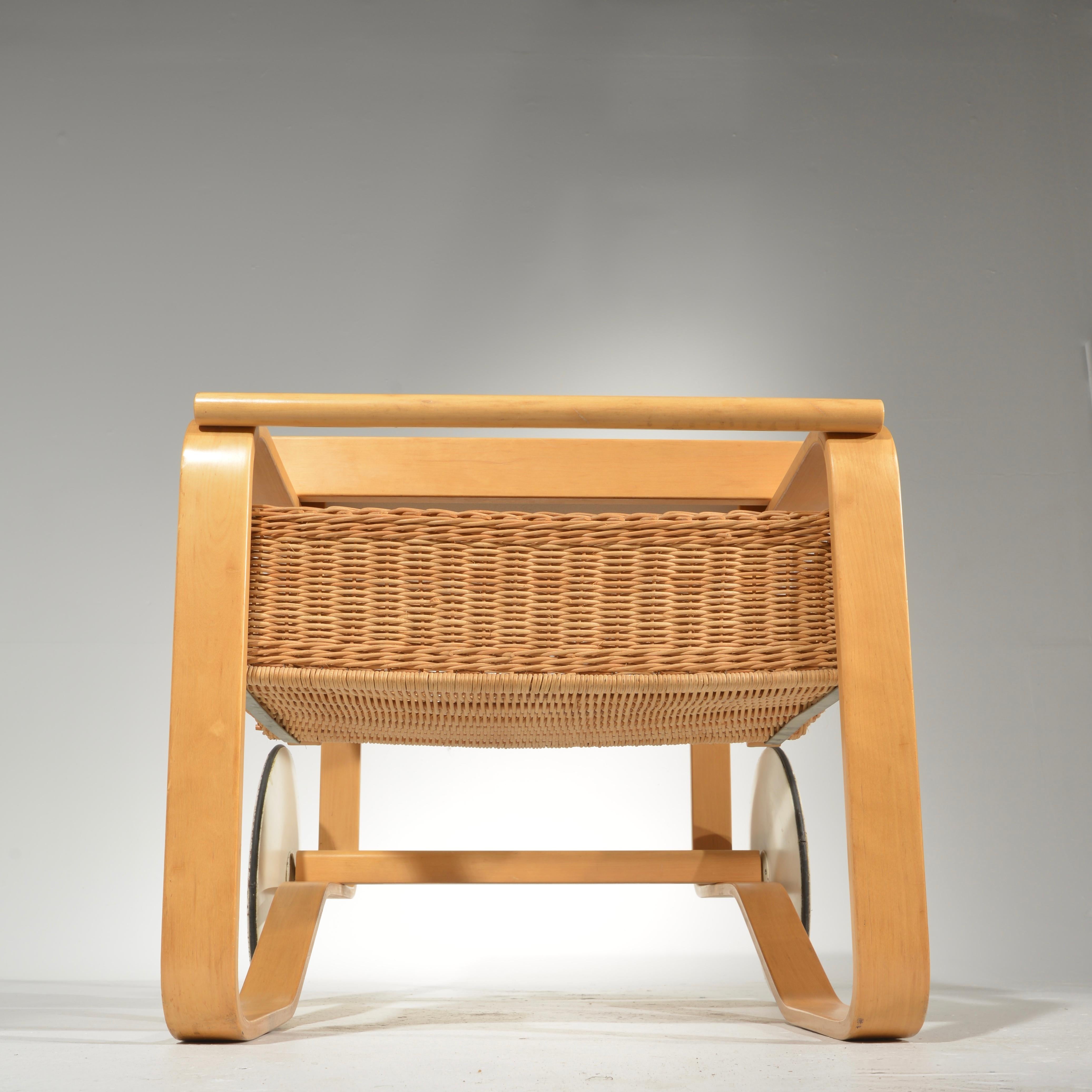 Ceramic Alvar Aalto for Artek Tea Cart Model 900