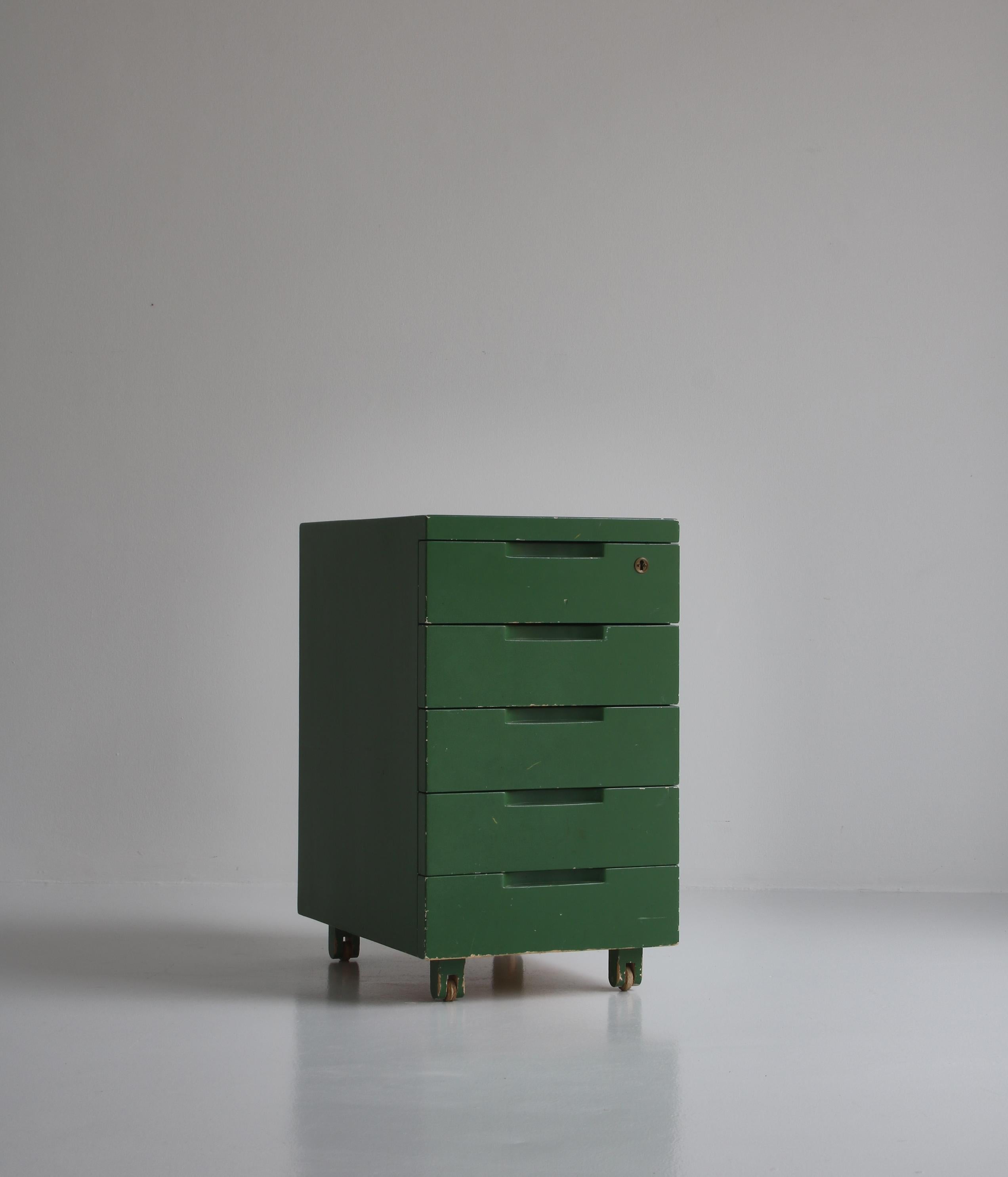 ikea green metal drawers