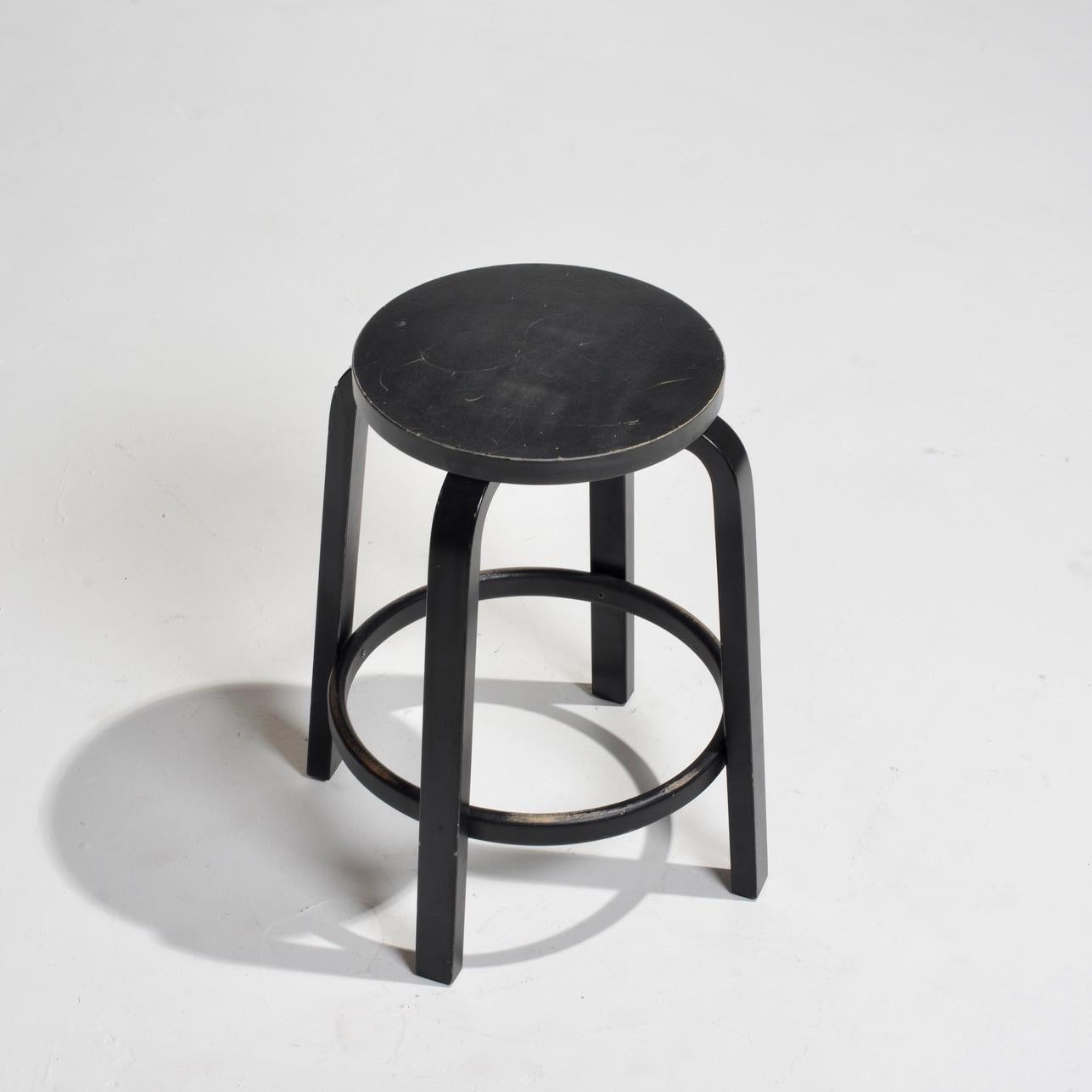 Alvar Aalto for Finmar Artek Stool In Good Condition For Sale In Los Angeles, CA