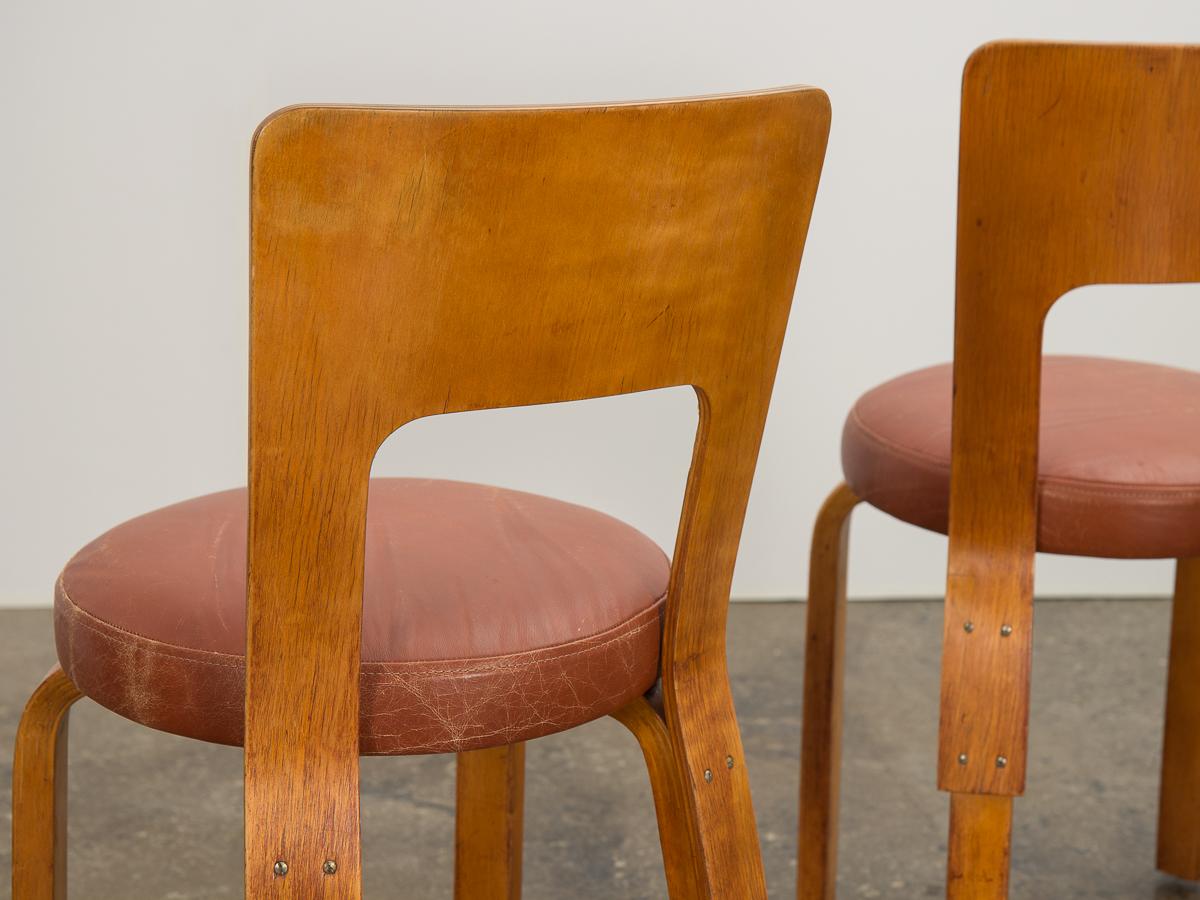 Alvar Aalto for Finmar Model 66 Chairs 1
