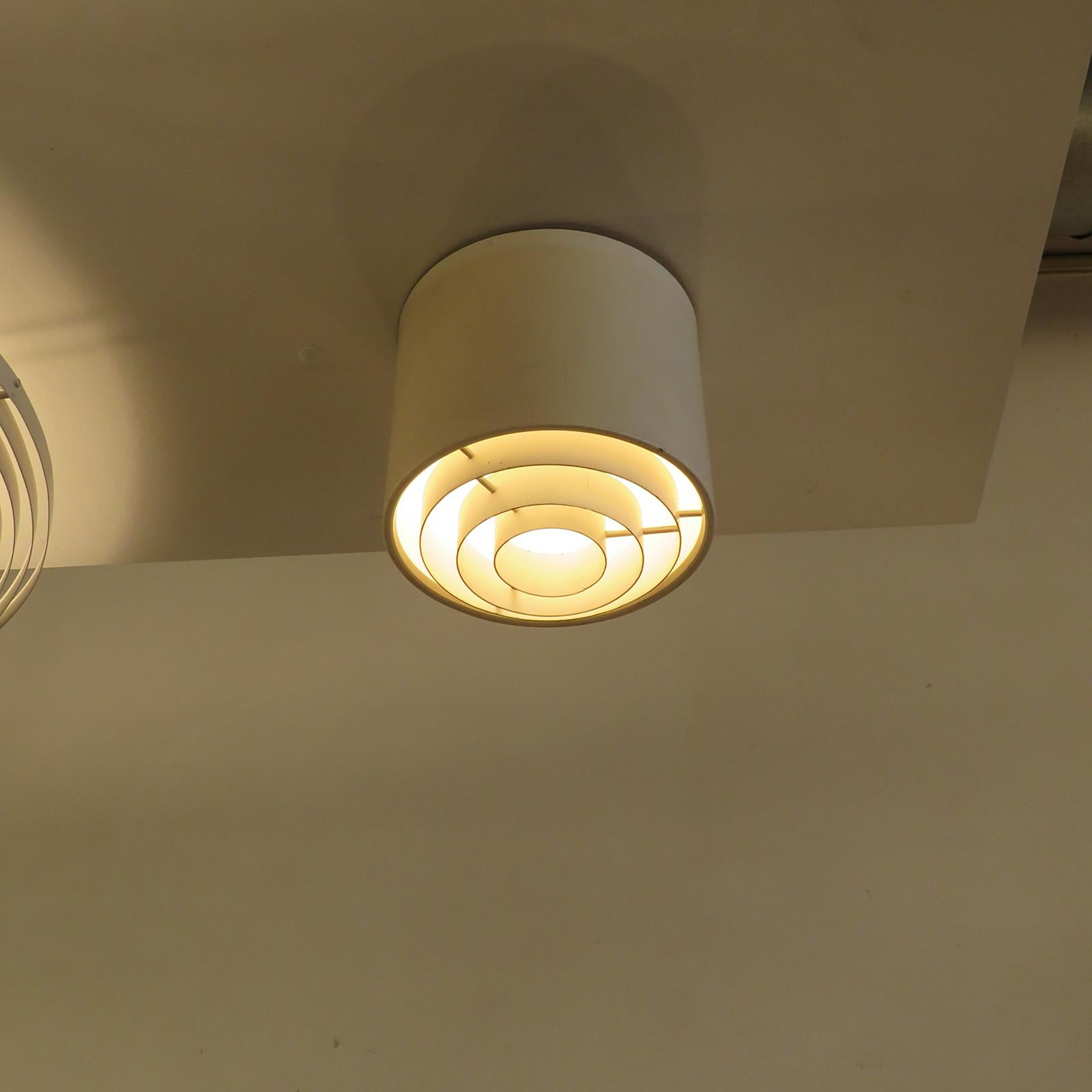 Metal Alvar Aalto for Idman Ceiling Lights, 1950s